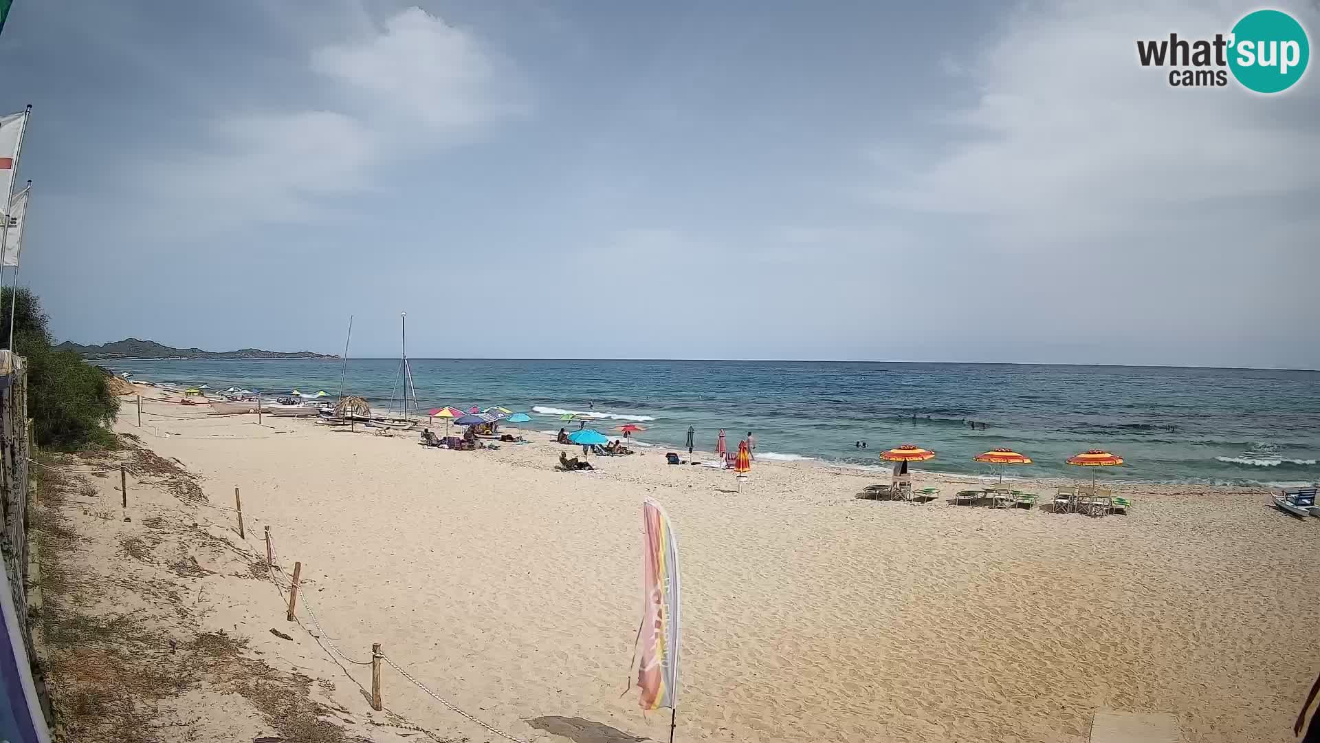 Webcam Piscina Rei – Vista live da Costa Rei, Muravera