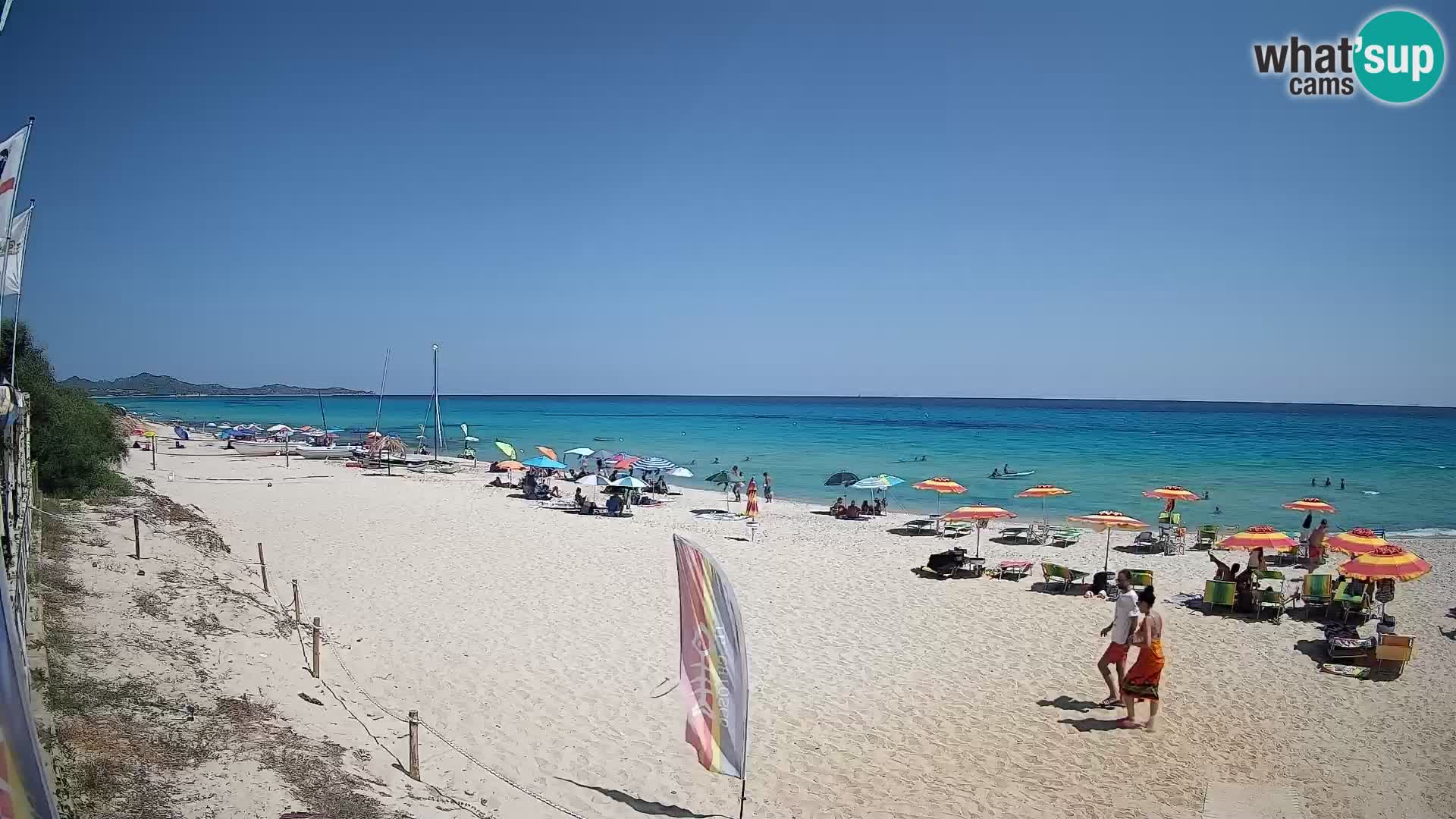 Web kamera Piscina Rei – Pogled uživo iz Costa Rei, Muravera