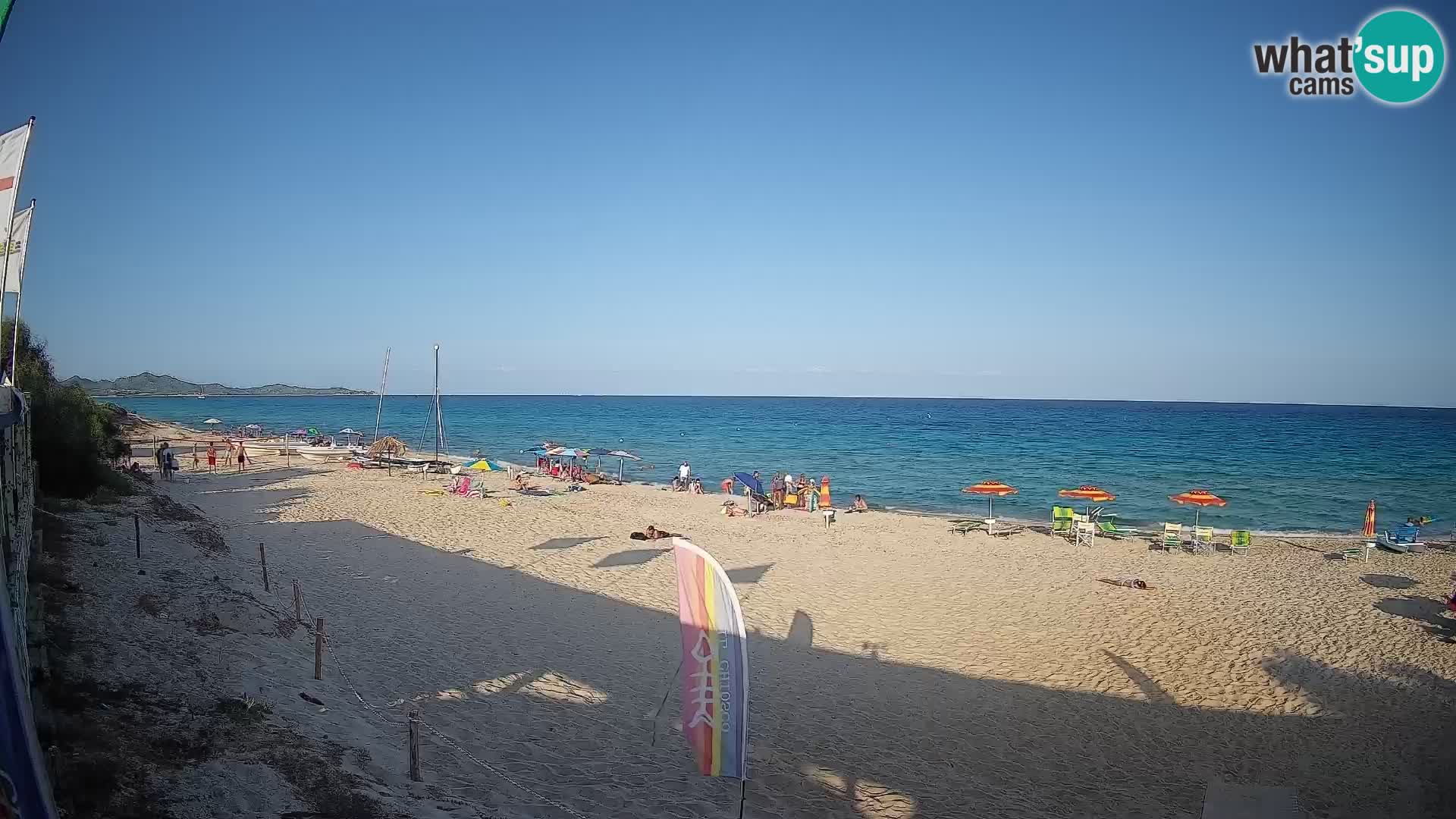 Webcam Piscina Rei – Vista live da Costa Rei, Muravera