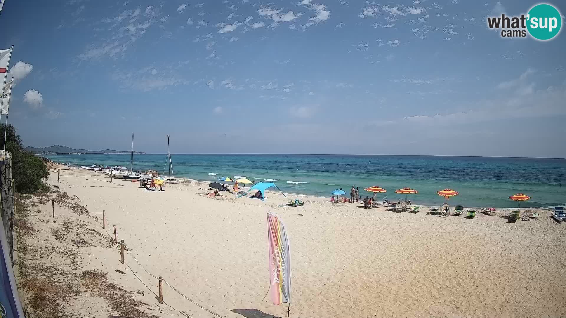 Webcam Piscina Rei – Vue en direct depuis Costa Rei, Muravera