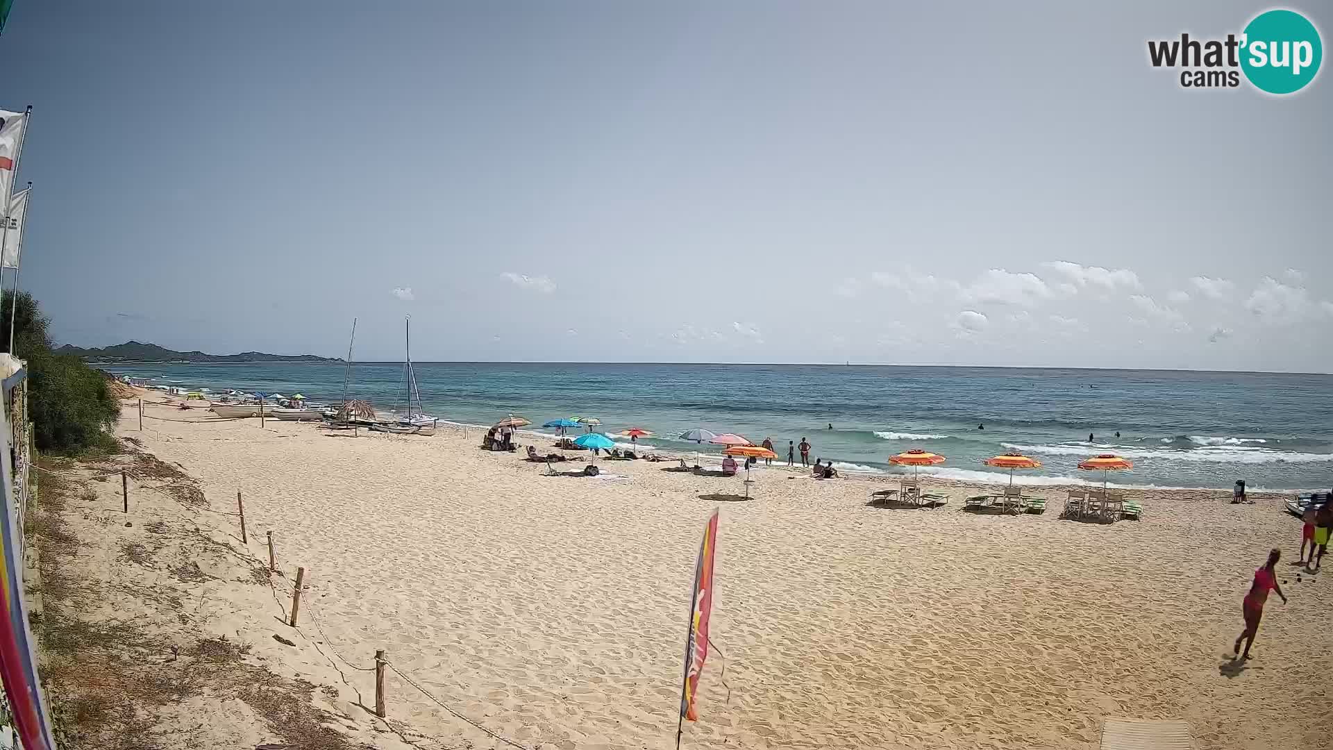Spletna kamera Piscina Rei – Pogled v živo iz Costa Rei, Muravera