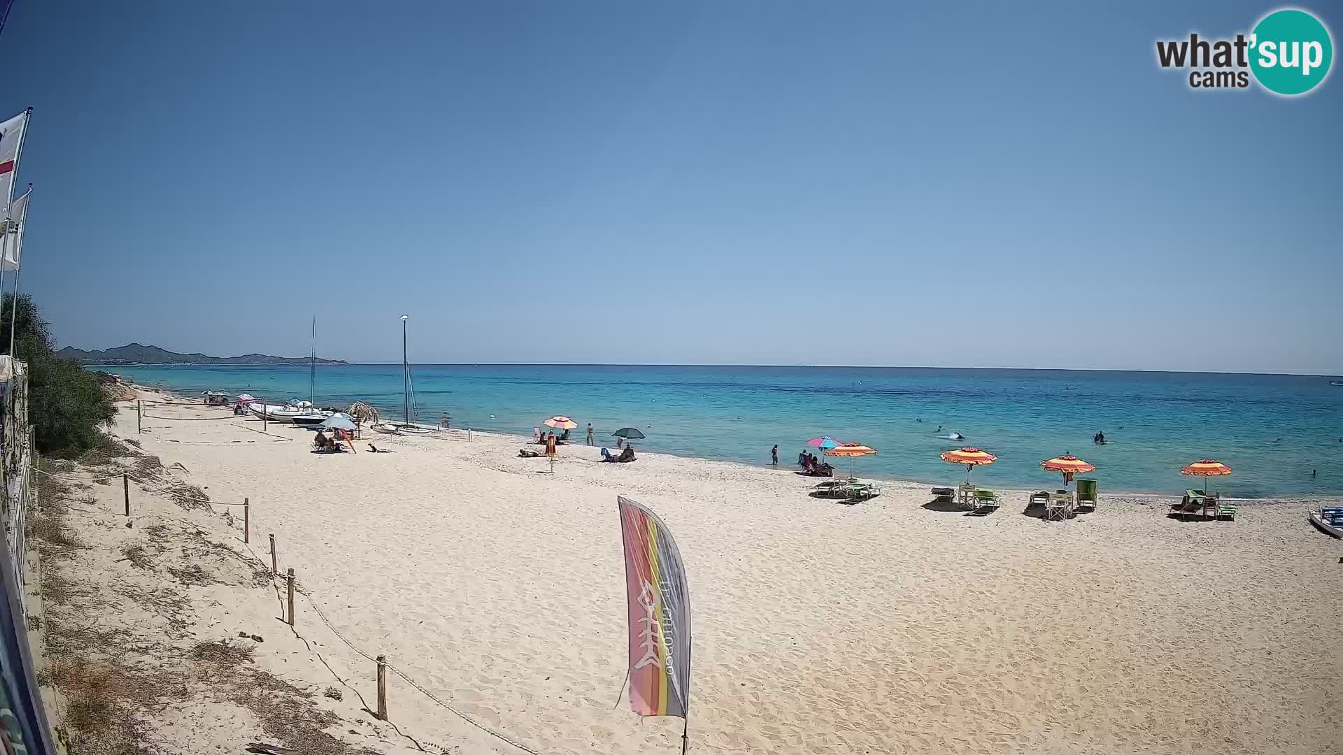 Webcam Piscina Rei – Vista live da Costa Rei, Muravera
