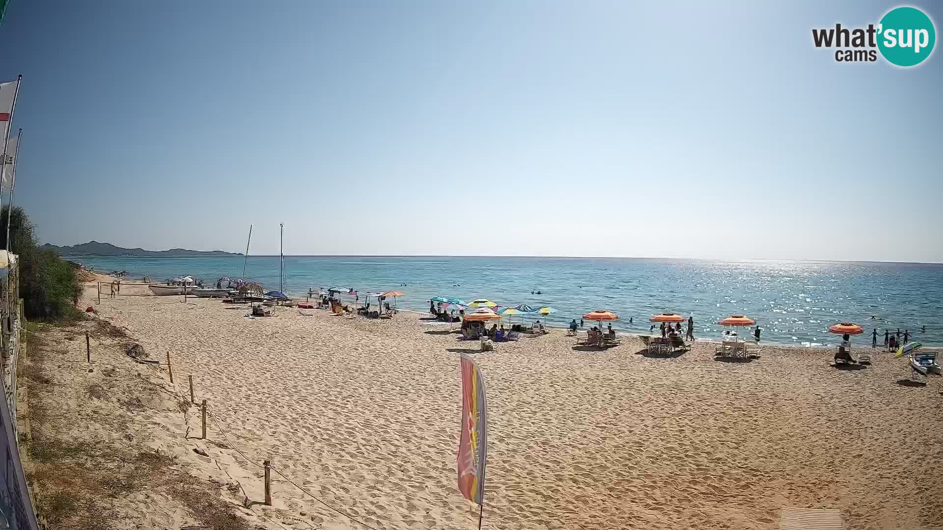 Webcam Piscina Rei – Vista live da Costa Rei, Muravera