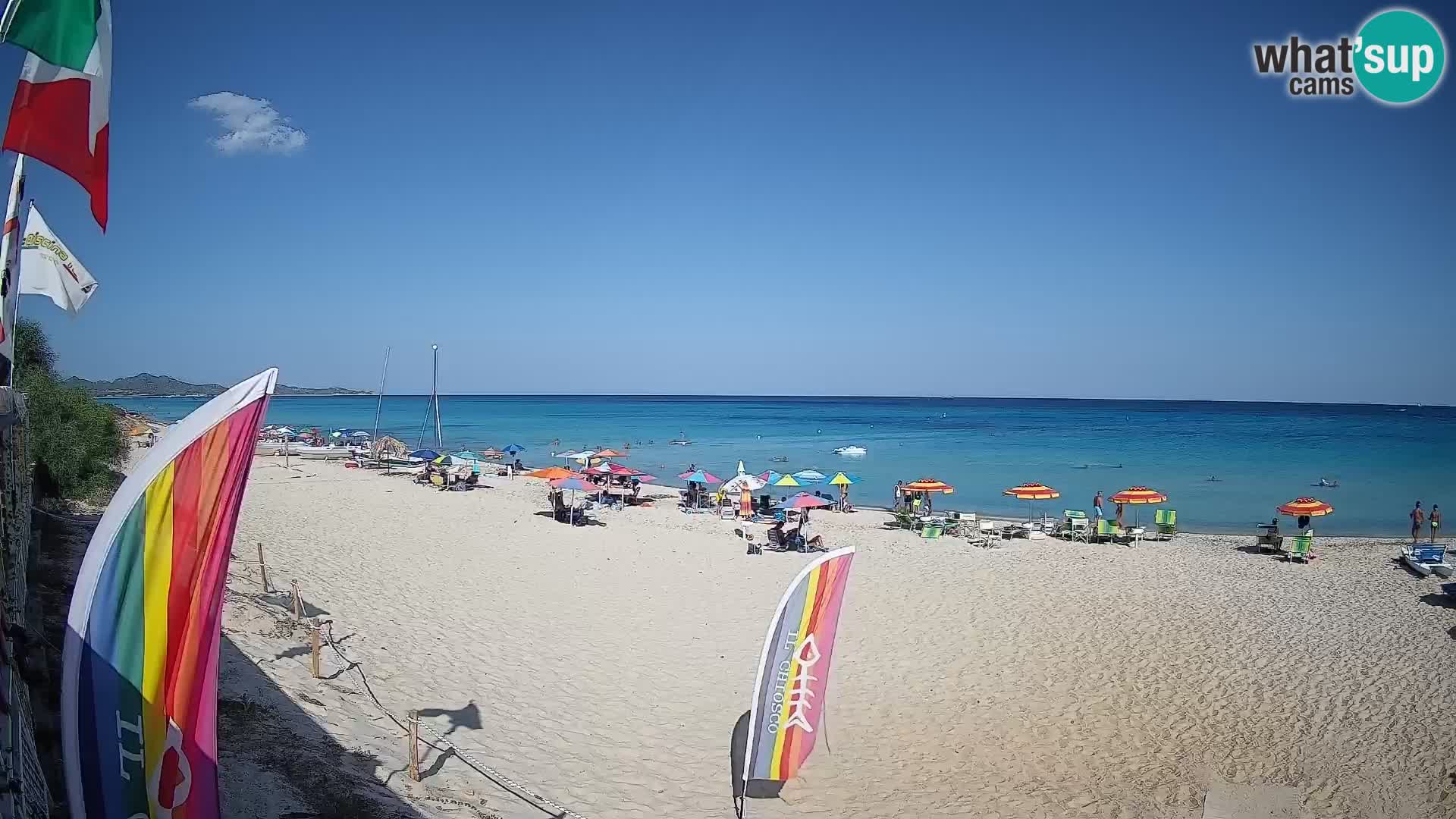 Spletna kamera Piscina Rei – Pogled v živo iz Costa Rei, Muravera