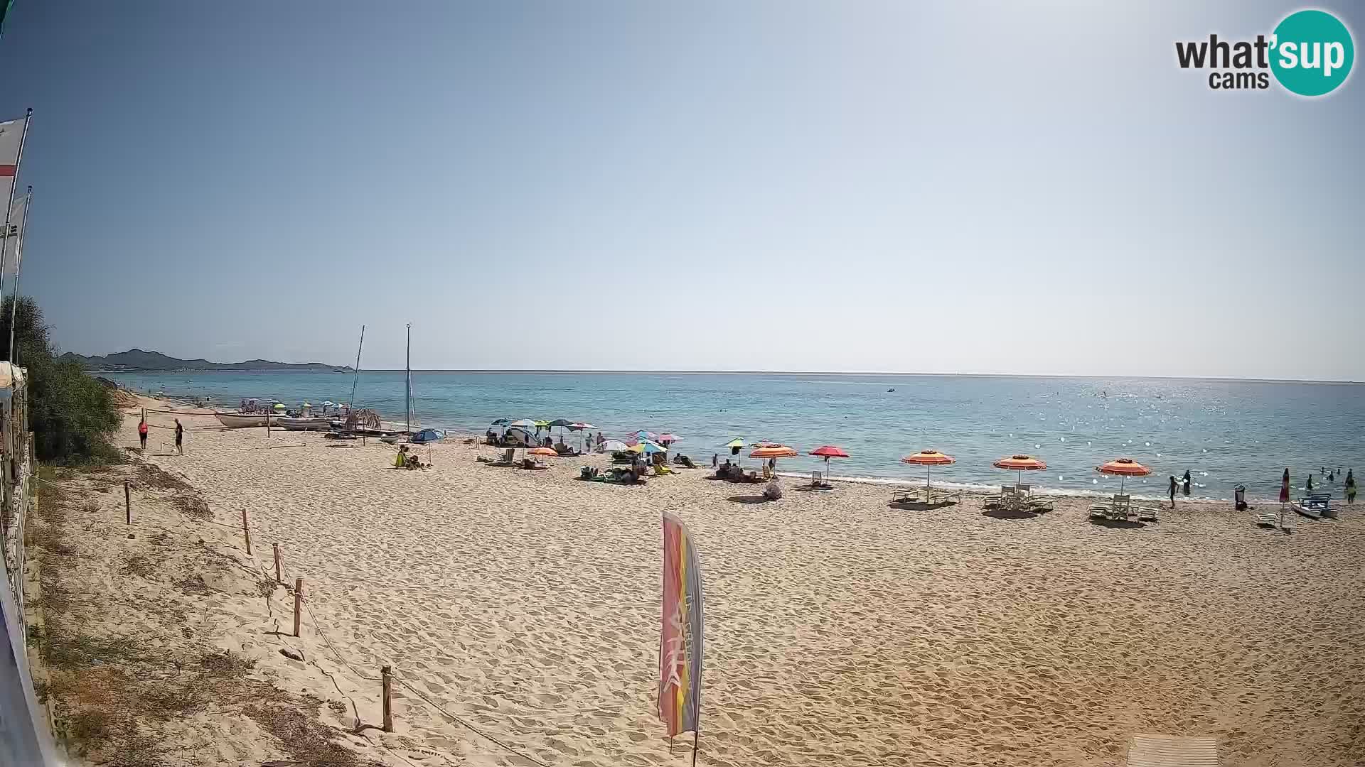 Webcam Piscina Rei – Vista en directo desde Costa Rei, Muravera