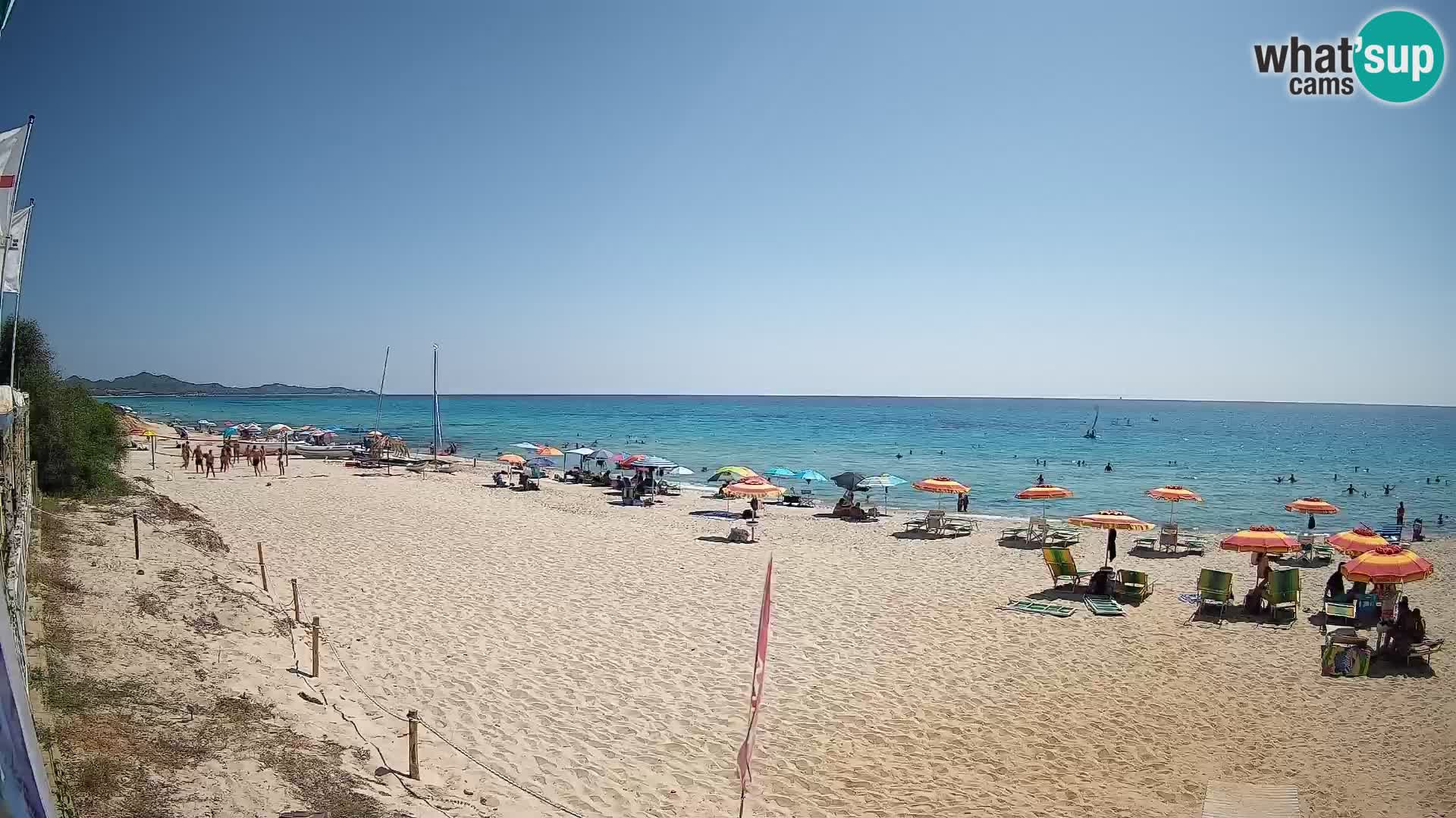 Spletna kamera Piscina Rei – Pogled v živo iz Costa Rei, Muravera