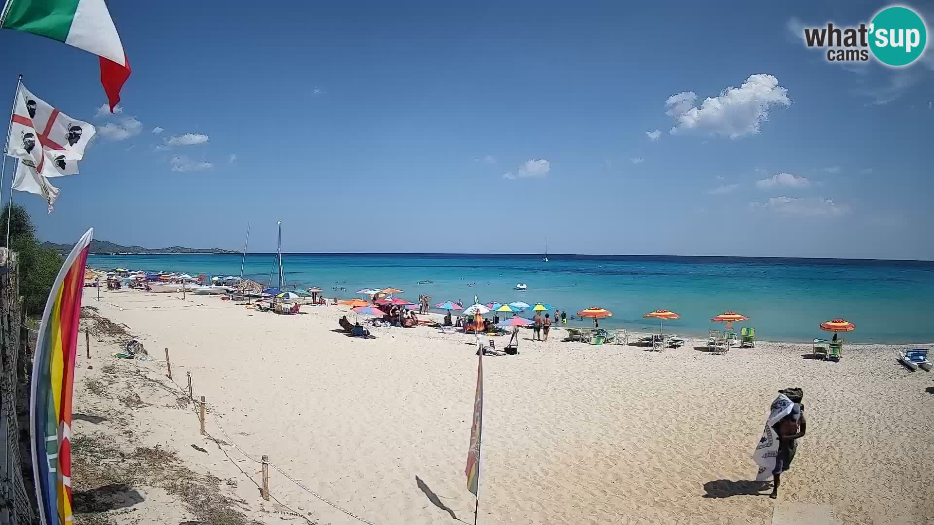 Webcam Piscina Rei – Vue en direct depuis Costa Rei, Muravera
