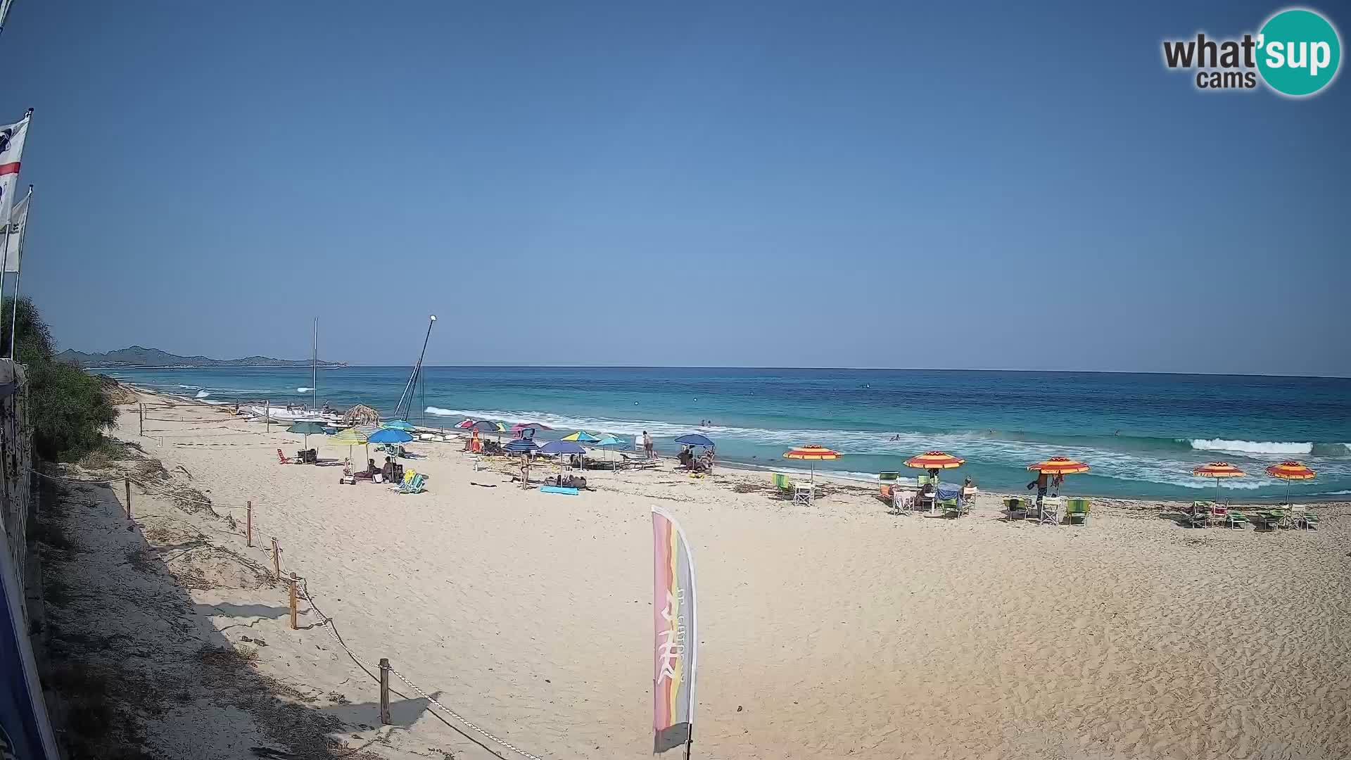 Webcam Piscina Rei – Vista live da Costa Rei, Muravera