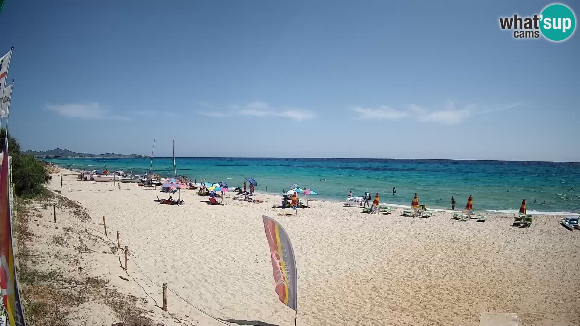 Webcam Piscina Rei – Vue en direct depuis Costa Rei, Muravera