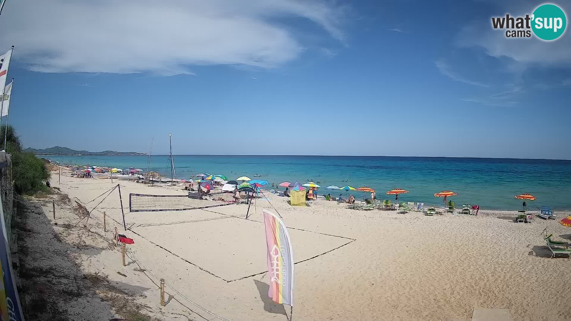 Web kamera Piscina Rei – Pogled uživo iz Costa Rei, Muravera