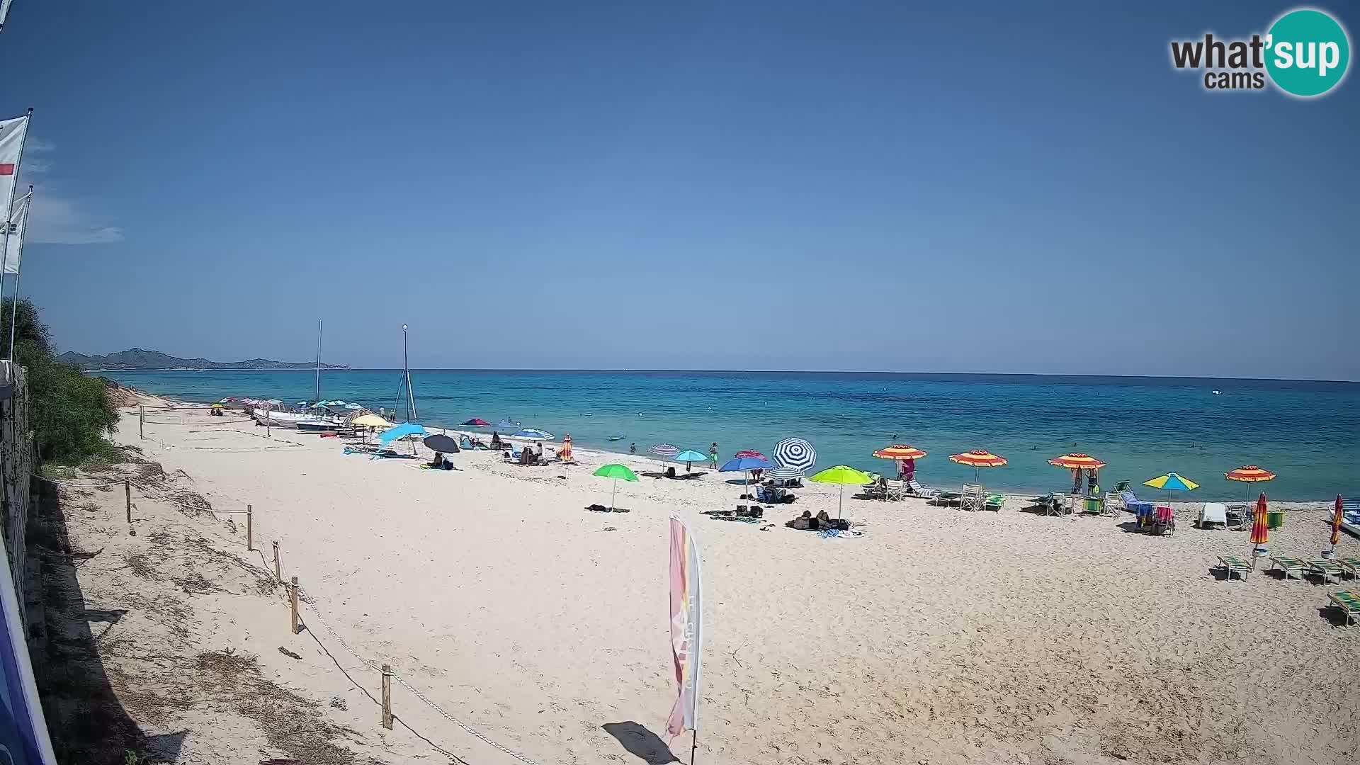 Webcam Piscina Rei – Vista live da Costa Rei, Muravera
