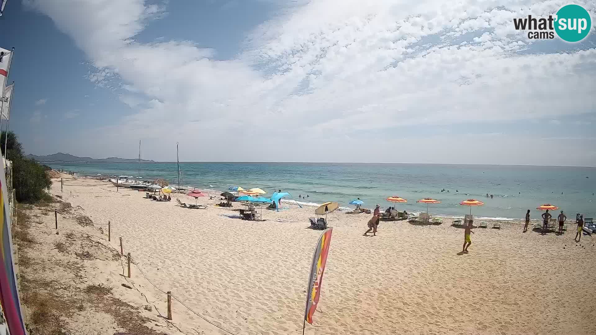 Webcam Piscina Rei – Vista live da Costa Rei, Muravera