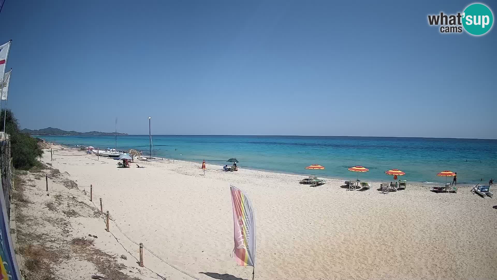Webcam Piscina Rei – Vista live da Costa Rei, Muravera