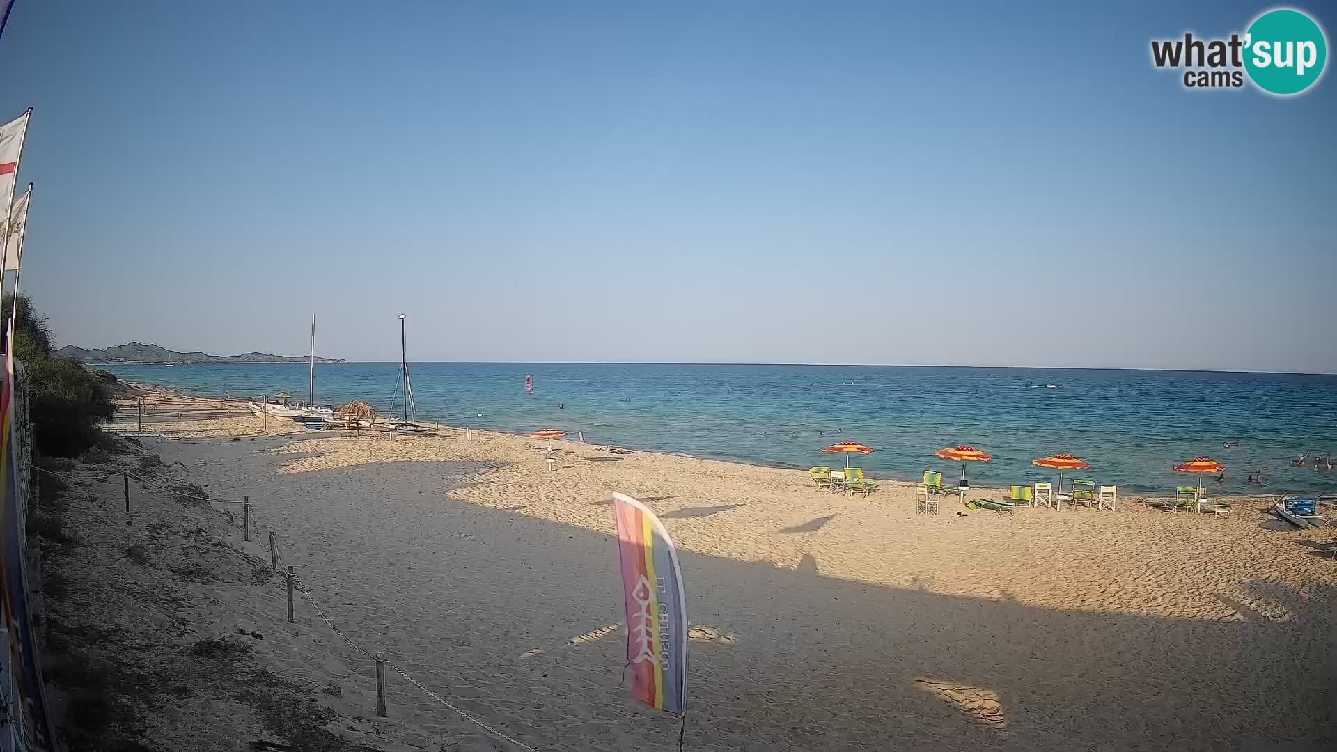 Webcam Piscina Rei – Vista en directo desde Costa Rei, Muravera