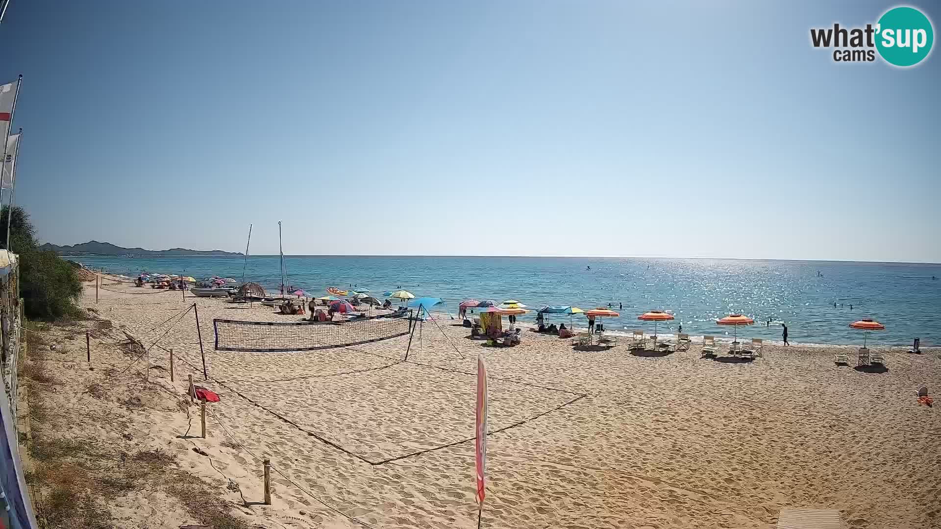 Webcam Piscina Rei – Vista live da Costa Rei, Muravera