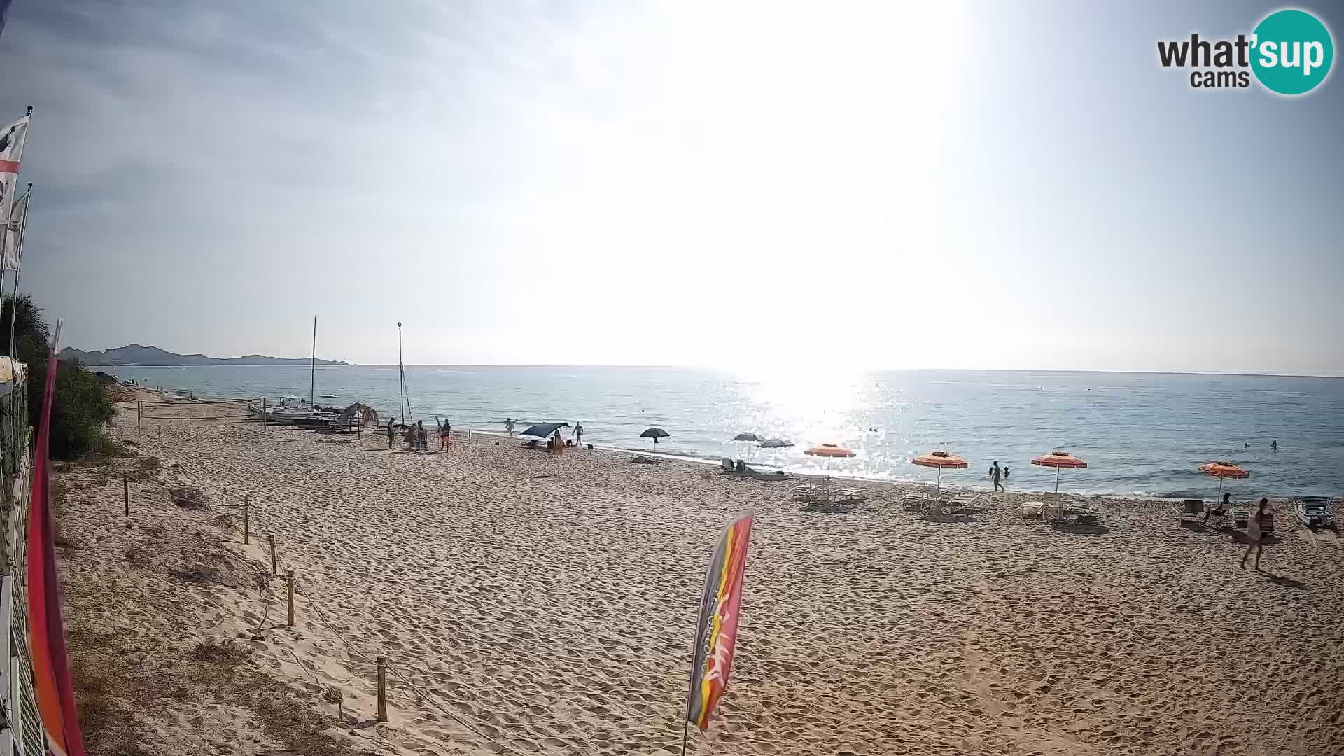 Webcam Piscina Rei – Vista live da Costa Rei, Muravera