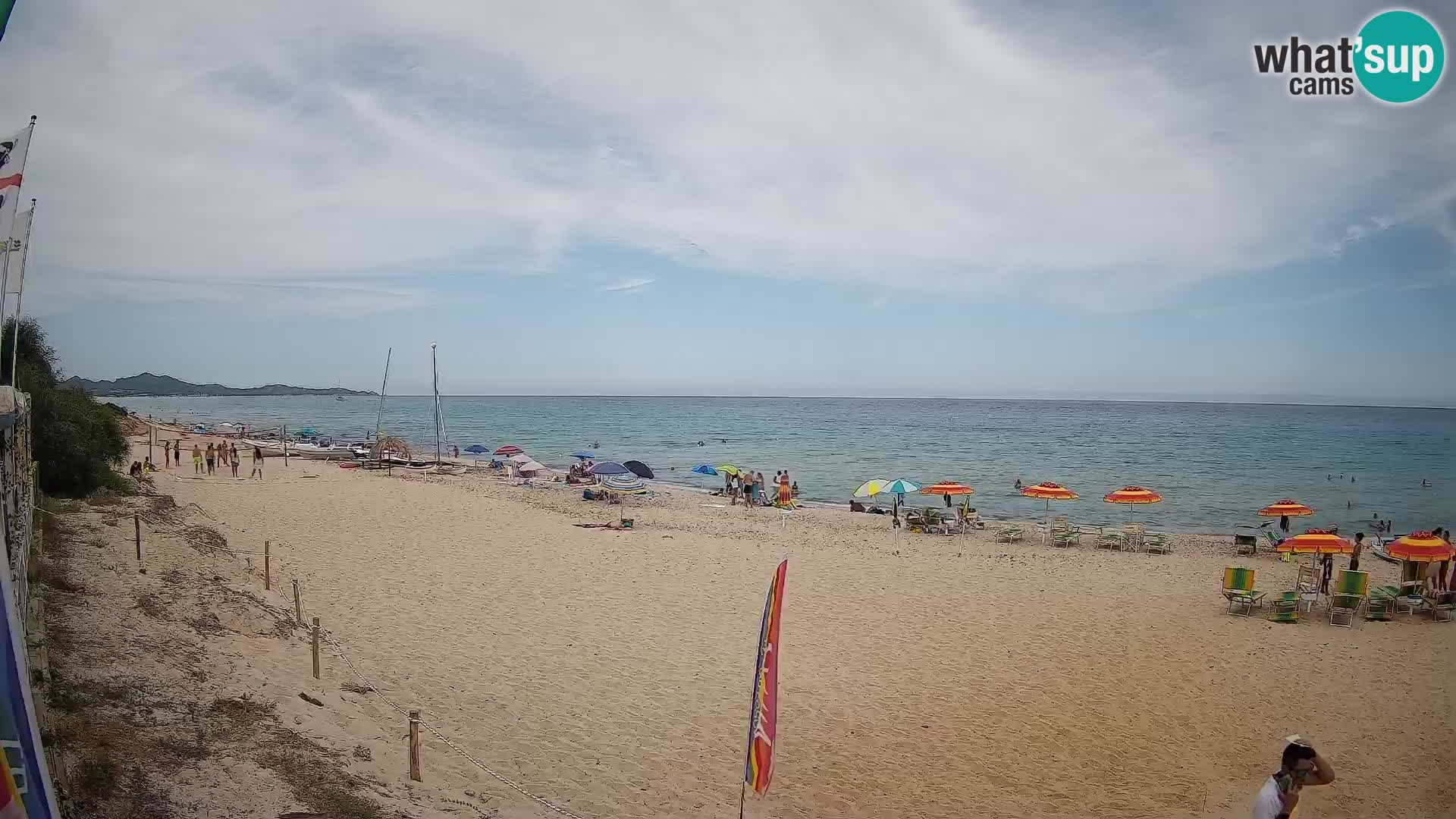 Webcam Piscina Rei – Vista live da Costa Rei, Muravera