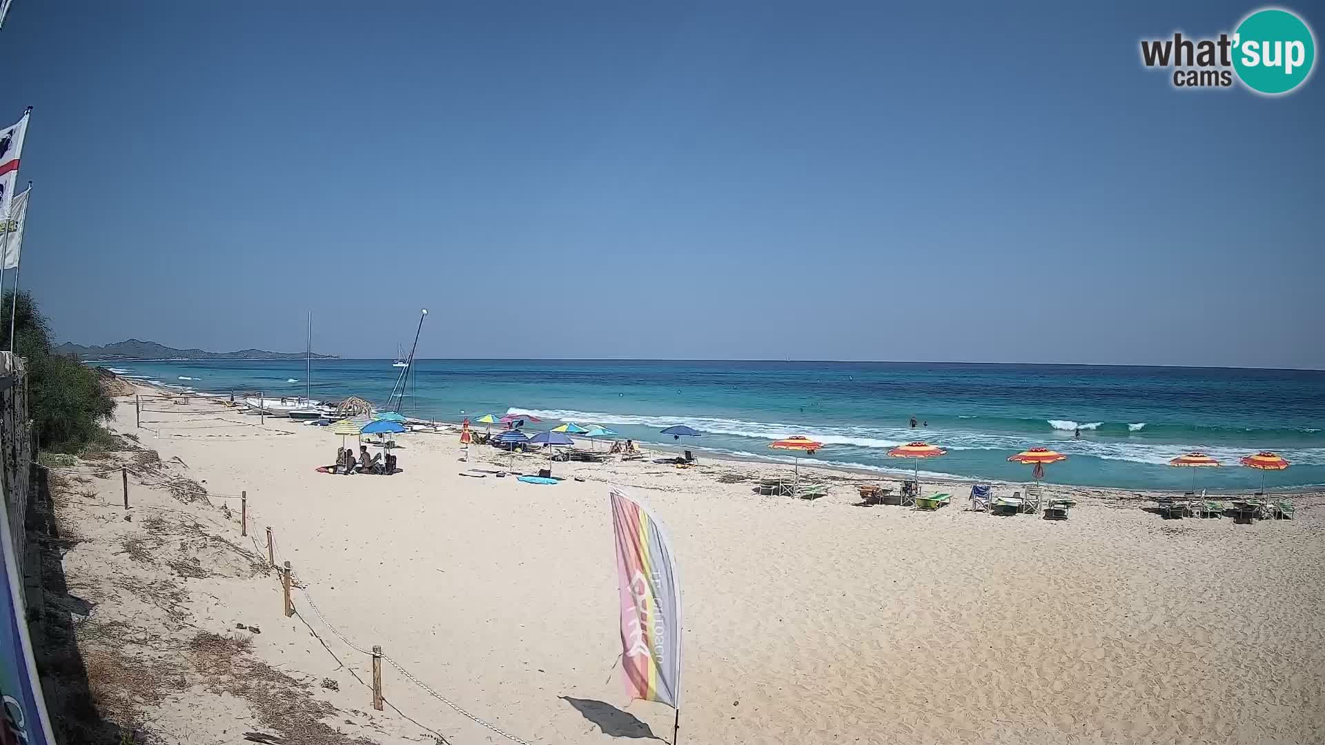 Webcam Piscina Rei – Vista live da Costa Rei, Muravera