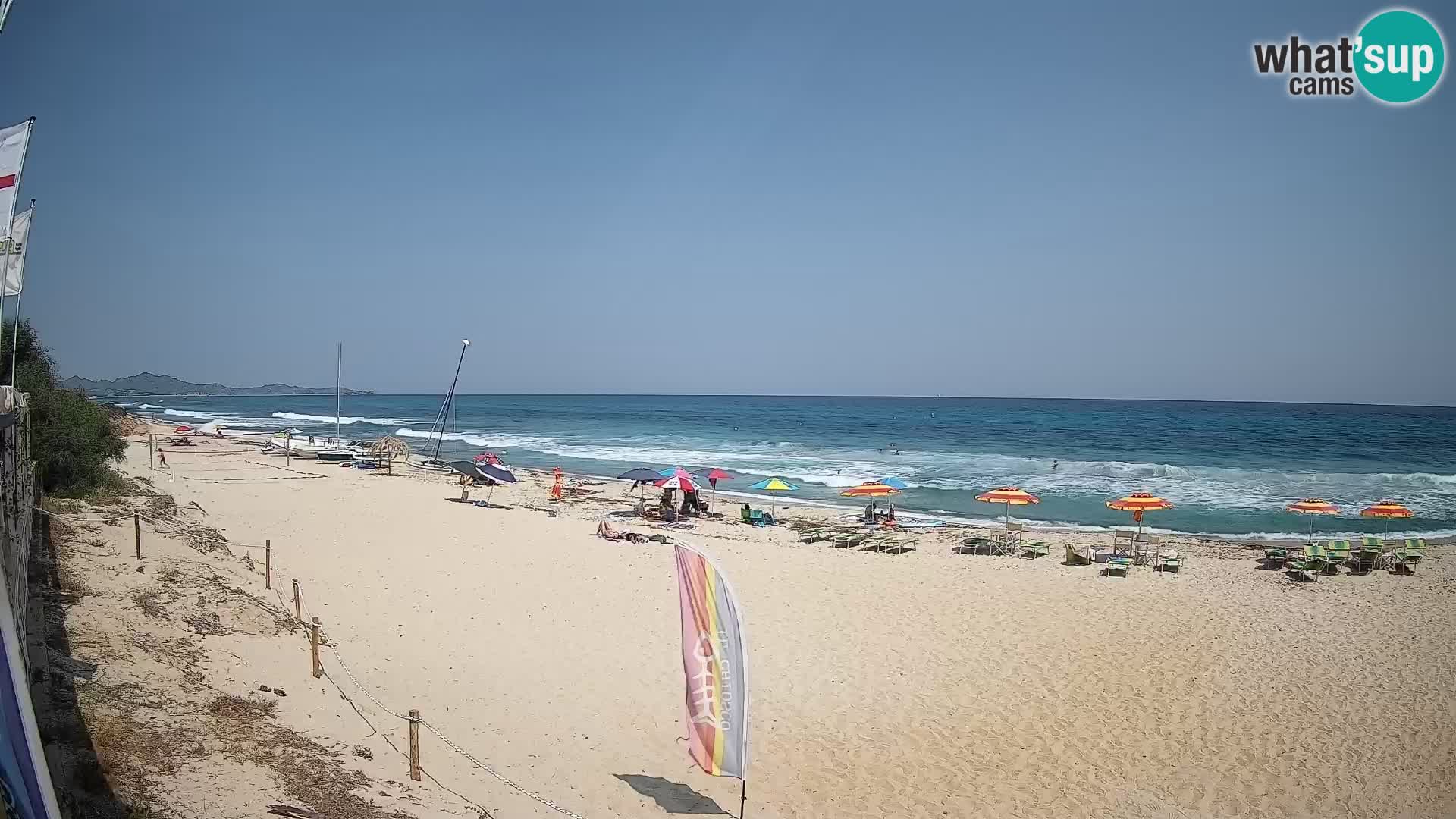 Webcam Piscina Rei – Vista live da Costa Rei, Muravera