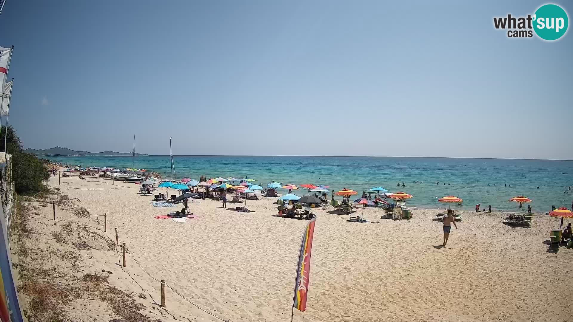 Webcam Piscina Rei – Vista live da Costa Rei, Muravera