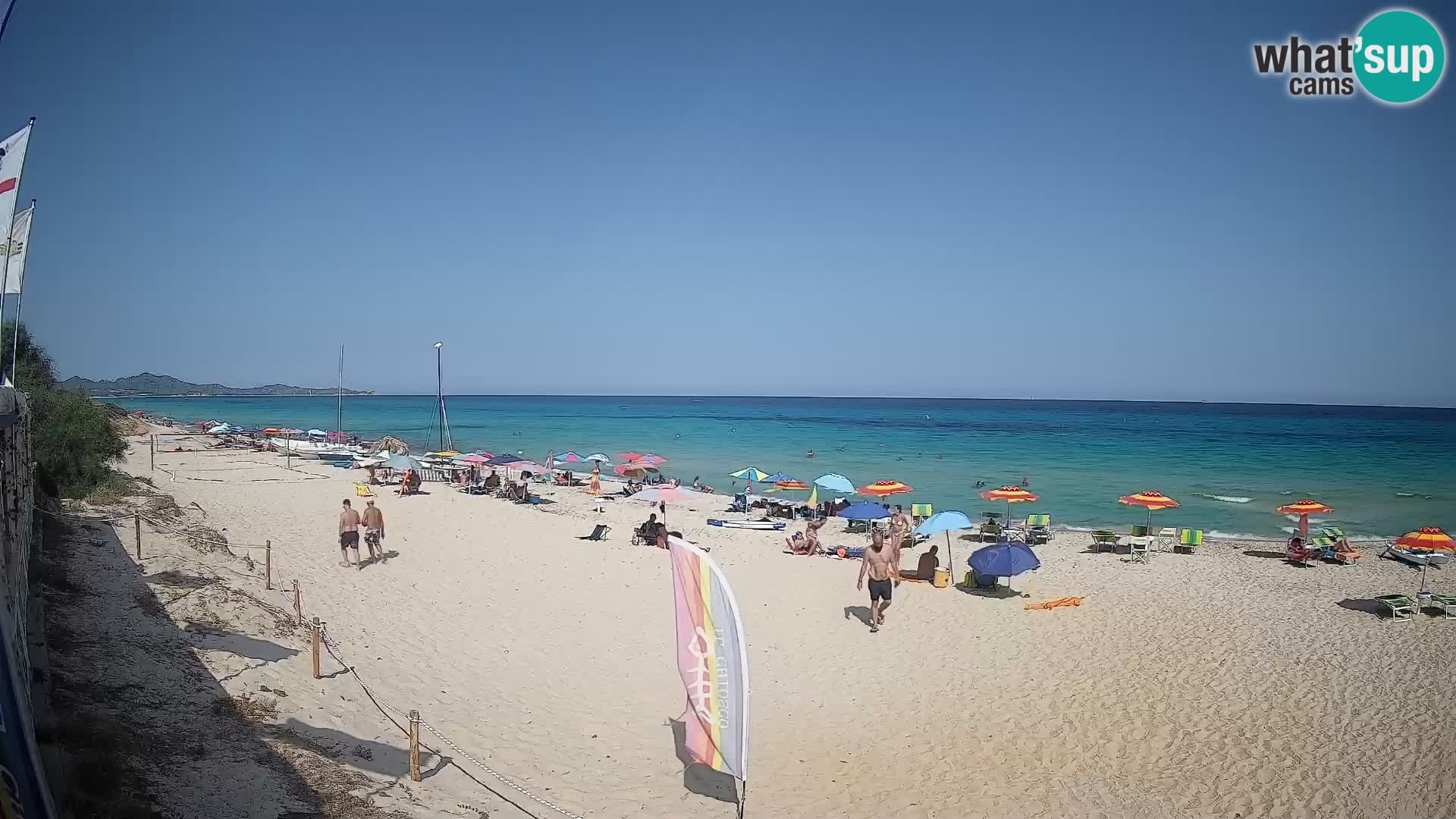 Webcam Piscina Rei – Vista live da Costa Rei, Muravera