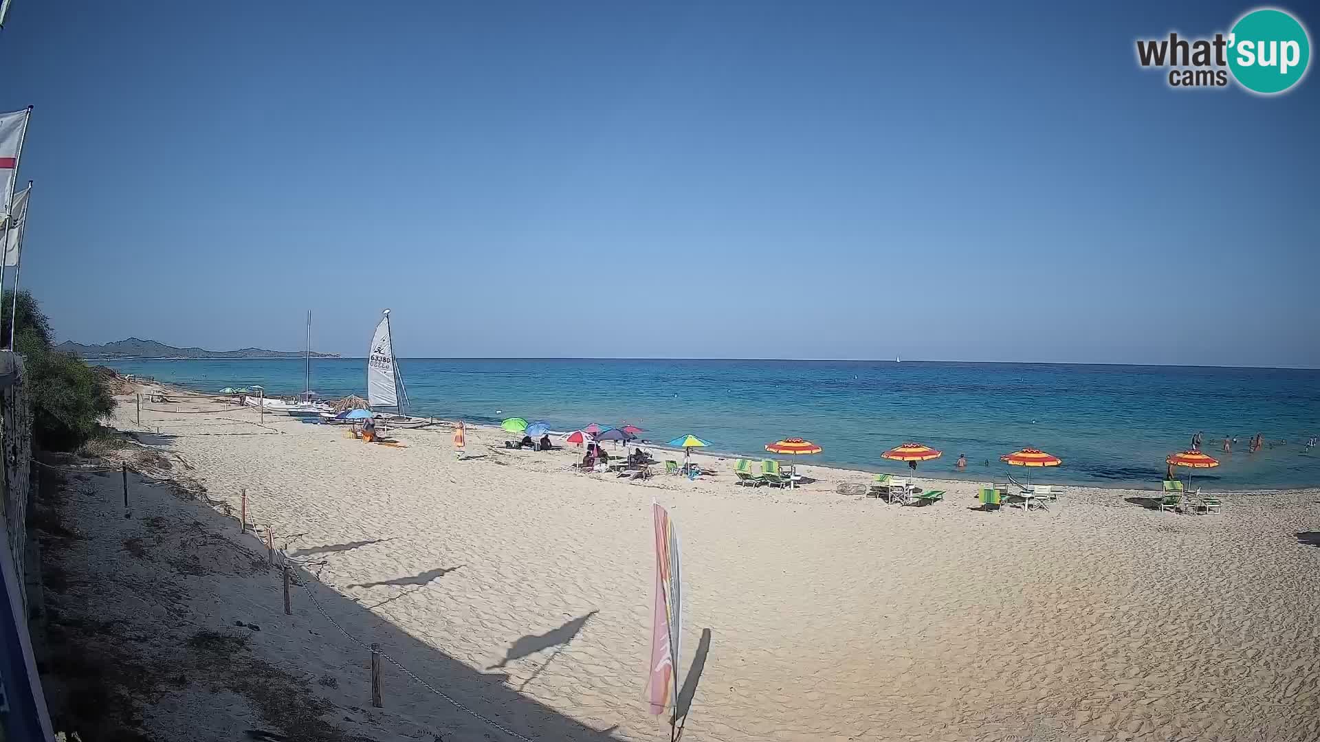 Webcam Piscina Rei – Vista en directo desde Costa Rei, Muravera
