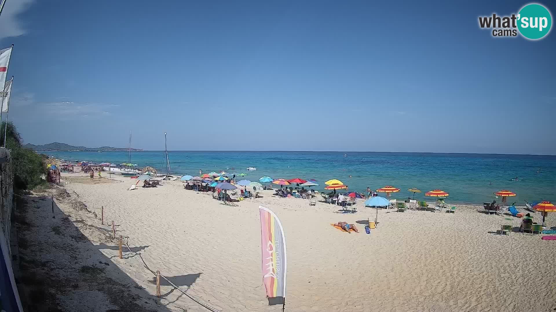 Webcam Piscina Rei – Vue en direct depuis Costa Rei, Muravera