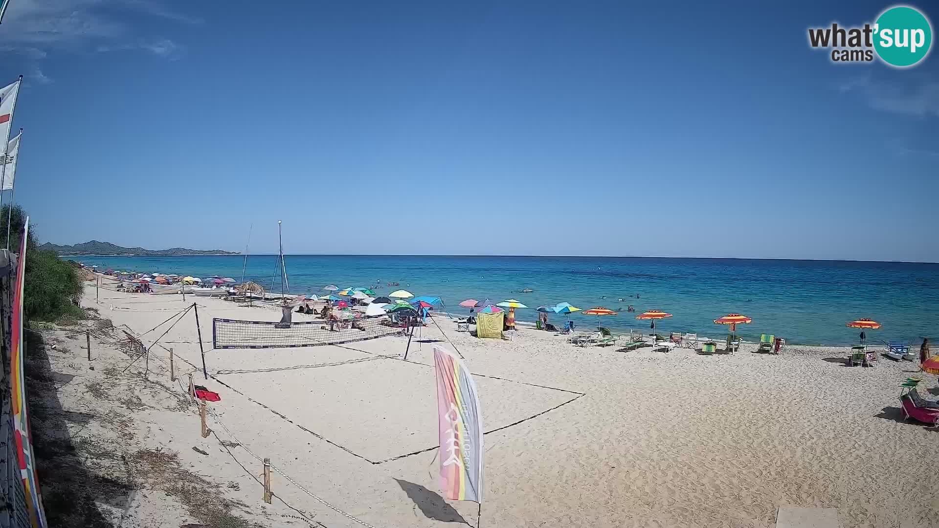 Webcam Piscina Rei – Vista live da Costa Rei, Muravera