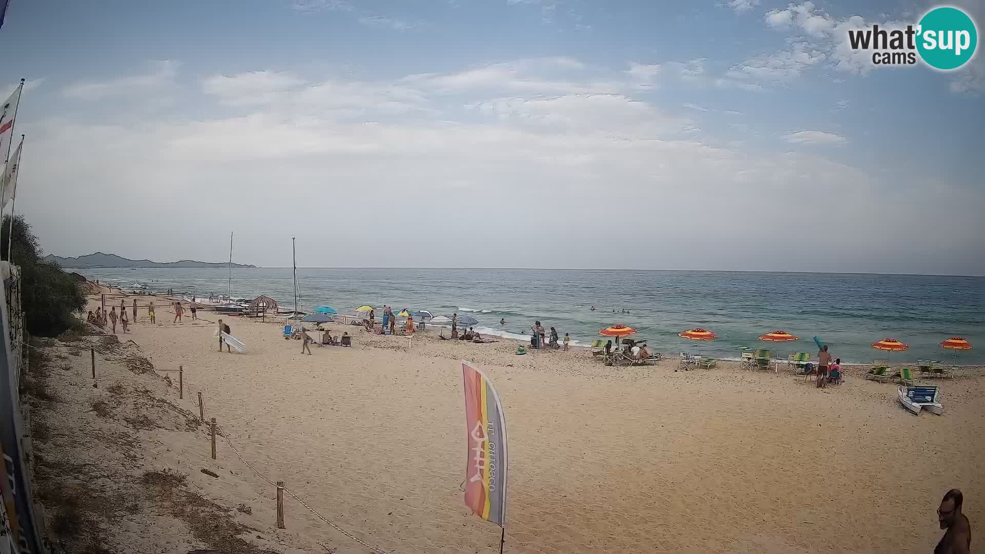 Webcam Piscina Rei – Vista live da Costa Rei, Muravera