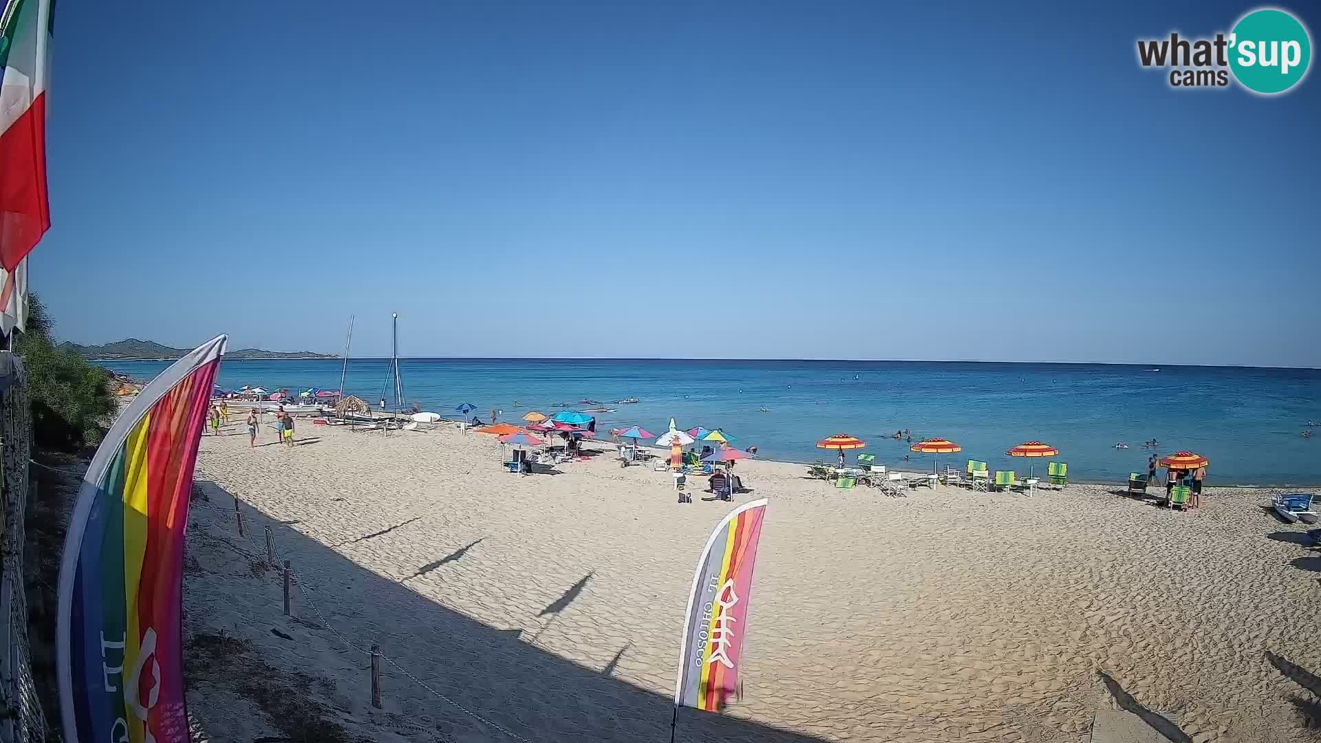 Webcam Piscina Rei – Vue en direct depuis Costa Rei, Muravera