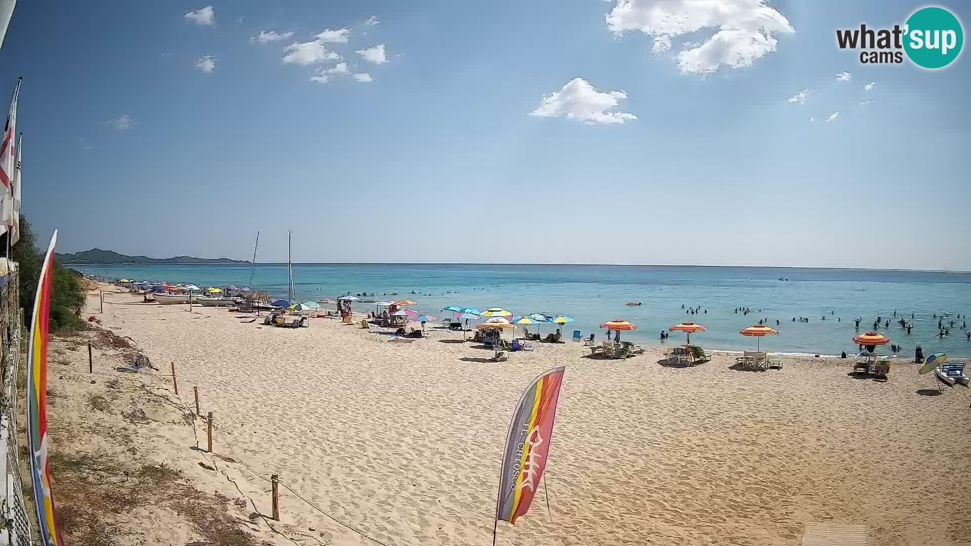 Webcam Piscina Rei – Vista live da Costa Rei, Muravera