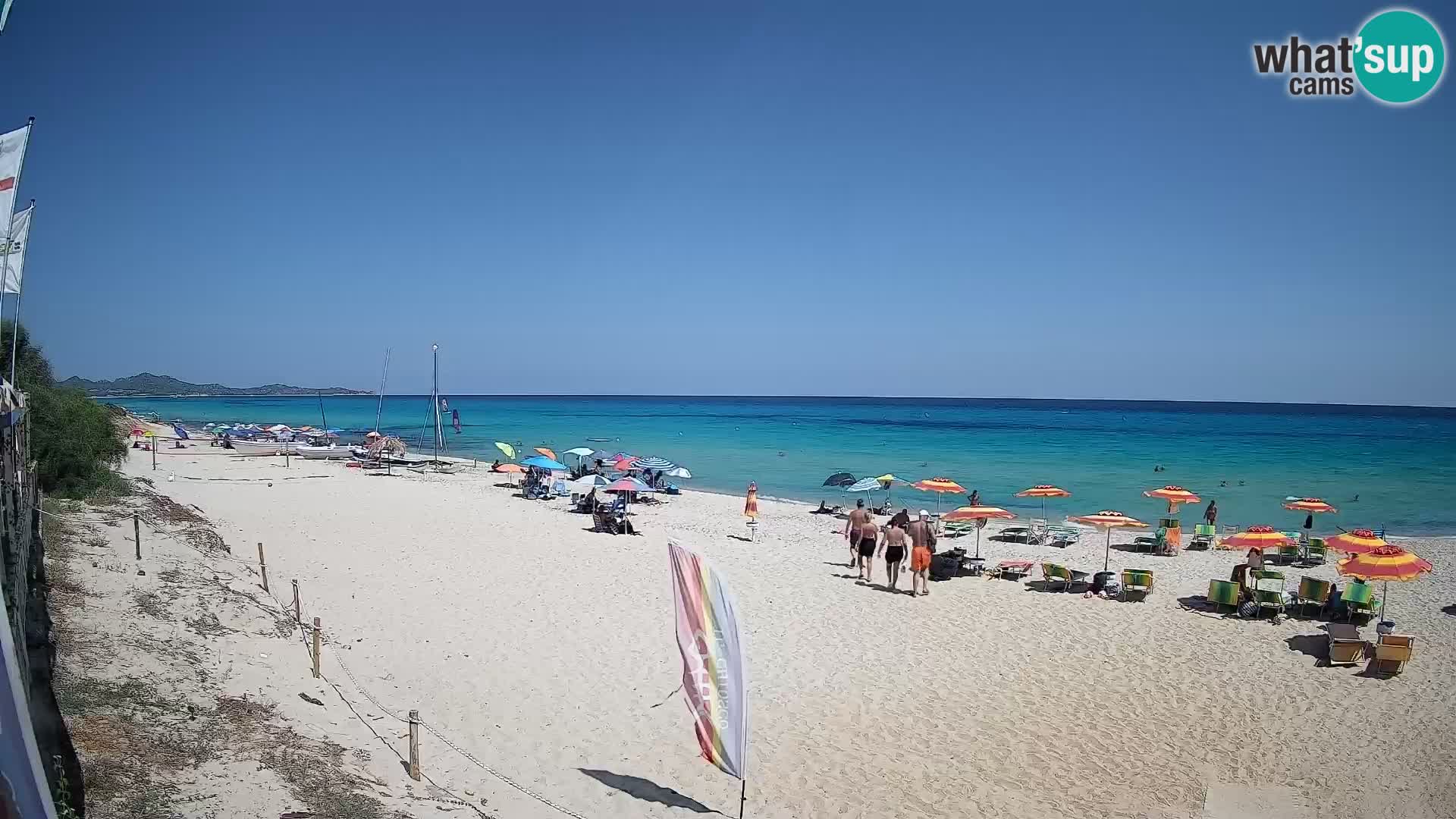 Webcam Piscina Rei – Vista en directo desde Costa Rei, Muravera