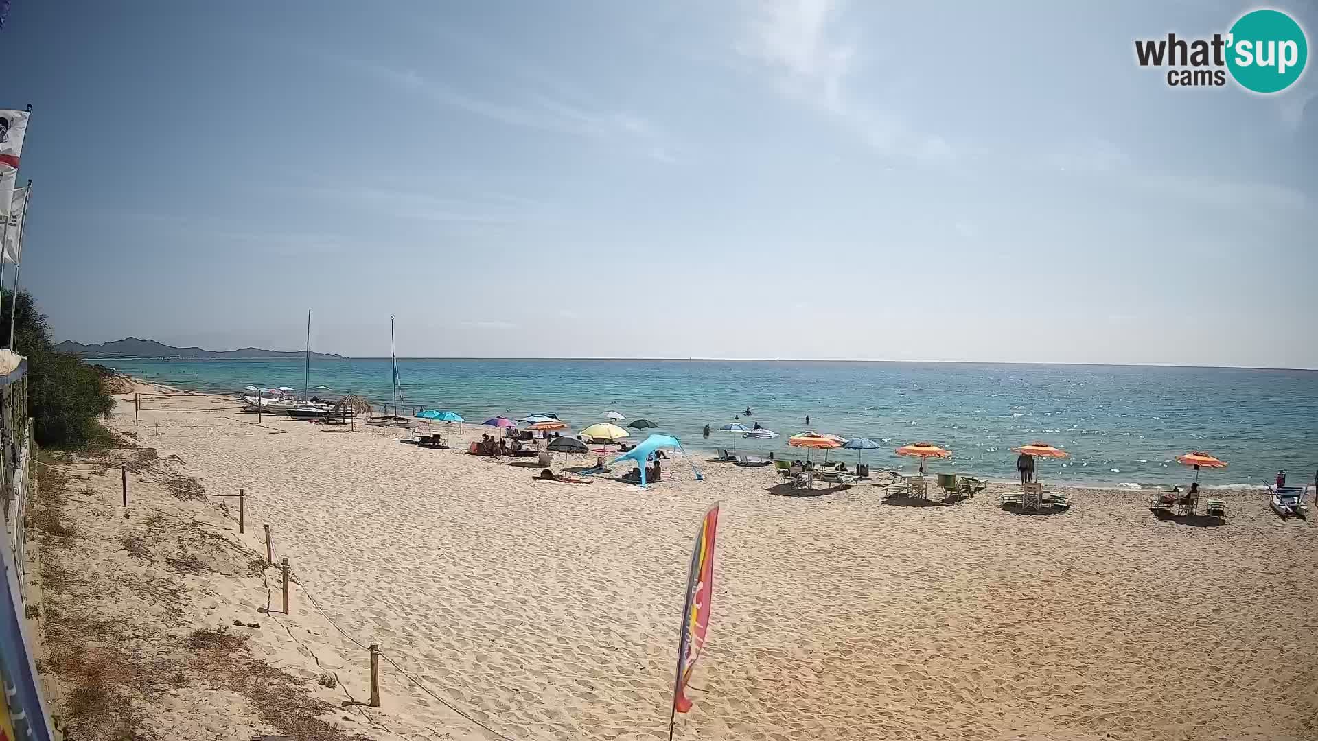 Web kamera Piscina Rei – Pogled uživo iz Costa Rei, Muravera