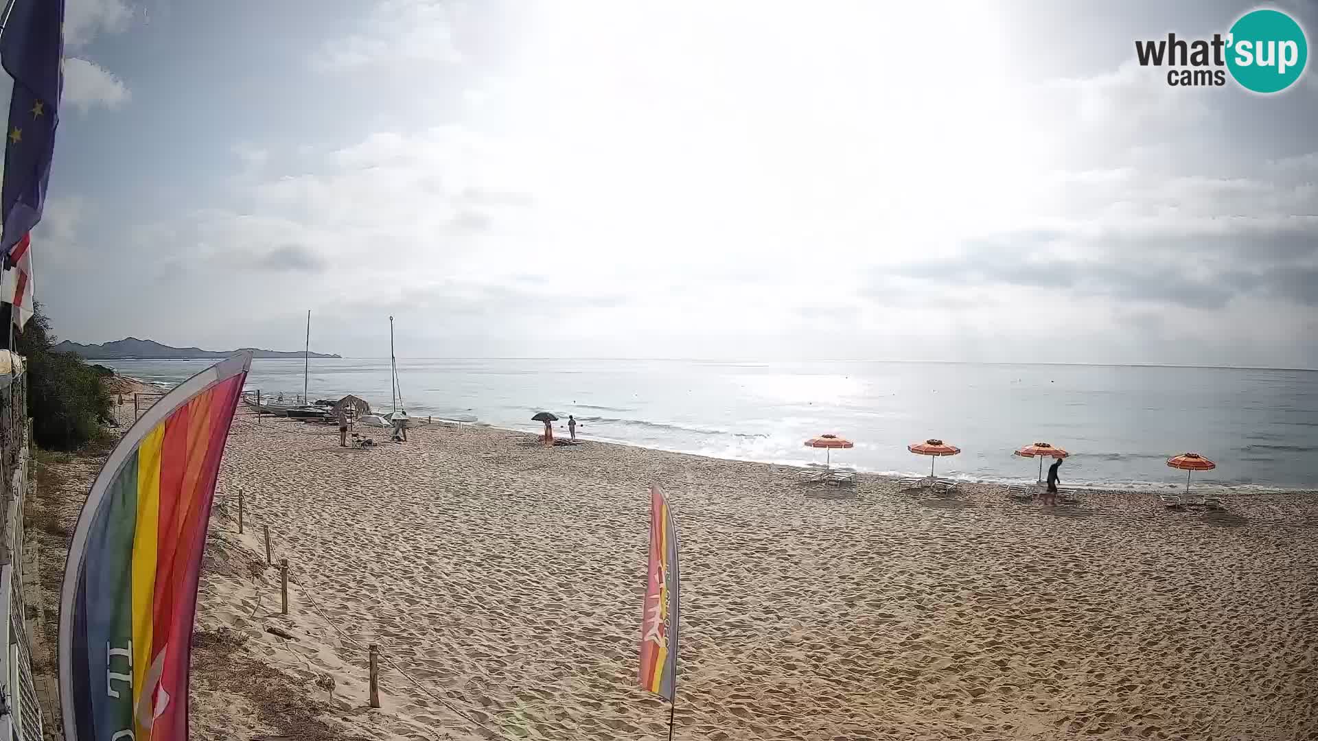 Webcam Piscina Rei – Vista live da Costa Rei, Muravera