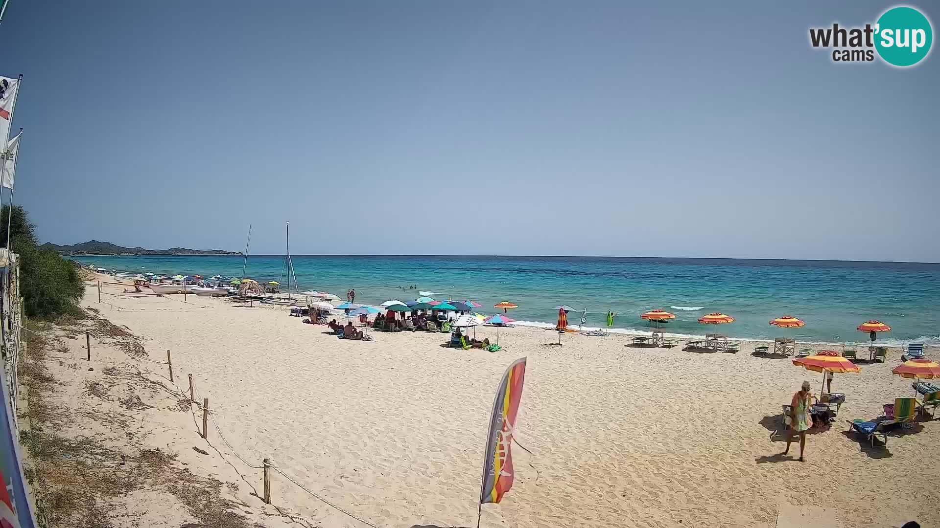 Spletna kamera Piscina Rei – Pogled v živo iz Costa Rei, Muravera