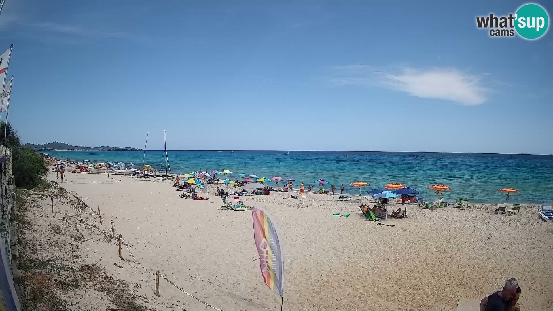 Webcam Piscina Rei – Vista live da Costa Rei, Muravera