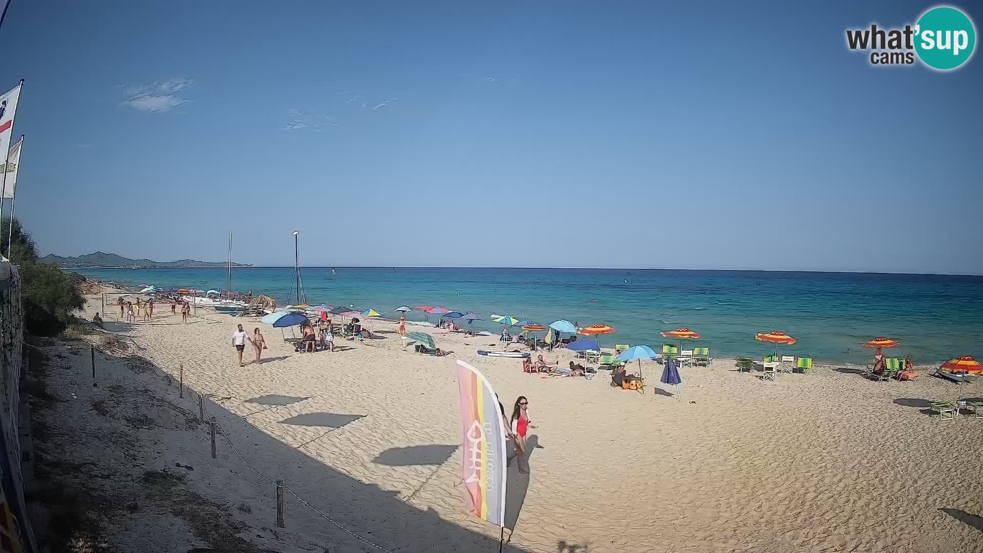 Webcam Piscina Rei – Vista live da Costa Rei, Muravera