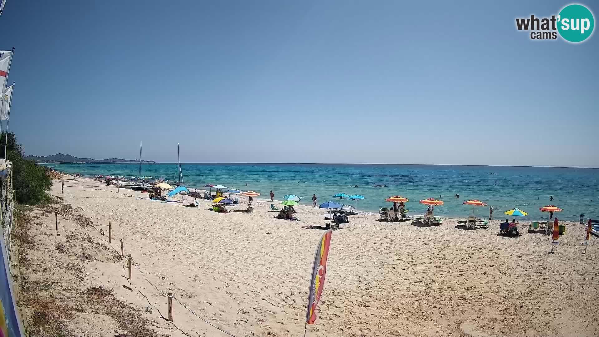 Web kamera Piscina Rei – Pogled uživo iz Costa Rei, Muravera