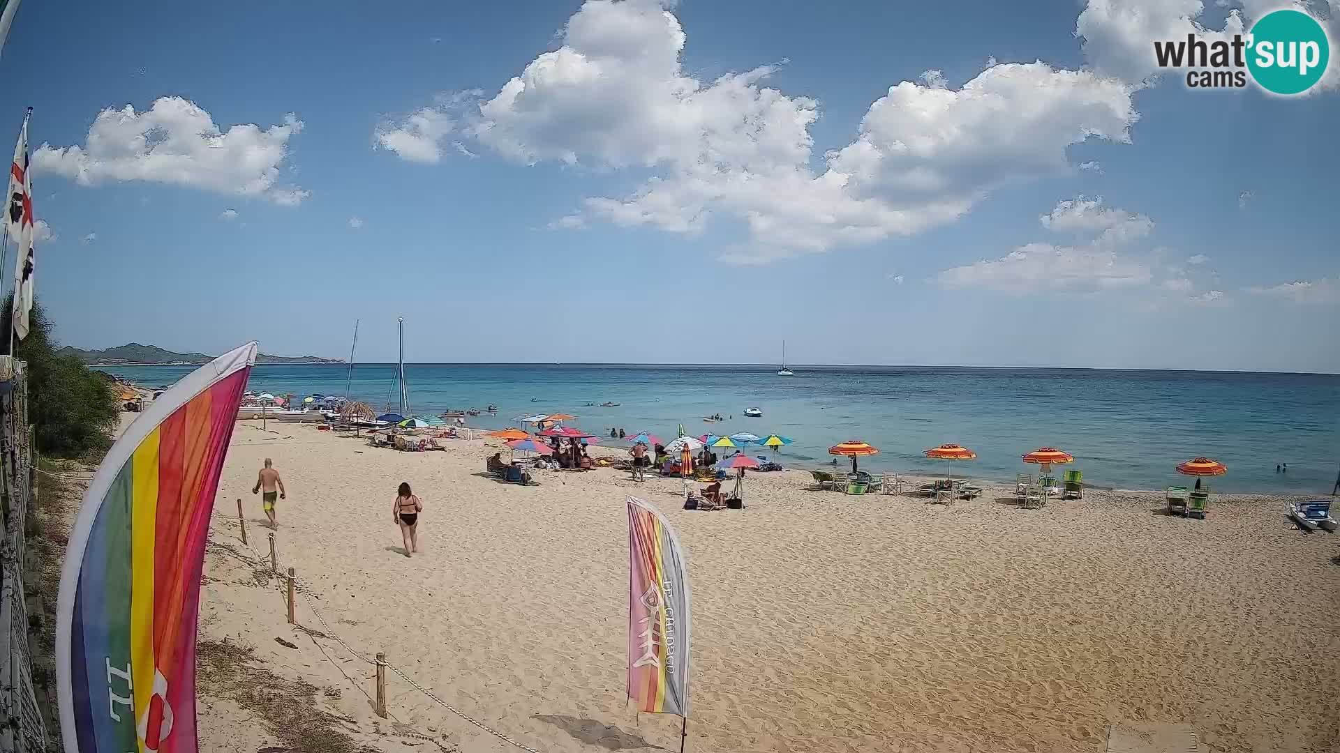 Web kamera Piscina Rei – Pogled uživo iz Costa Rei, Muravera