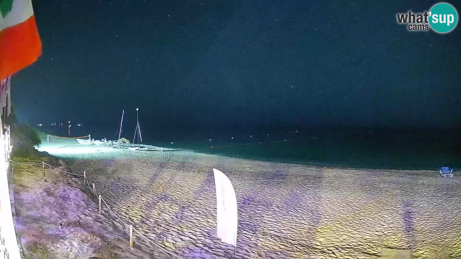Webcam Piscina Rei – Vista live da Costa Rei, Muravera