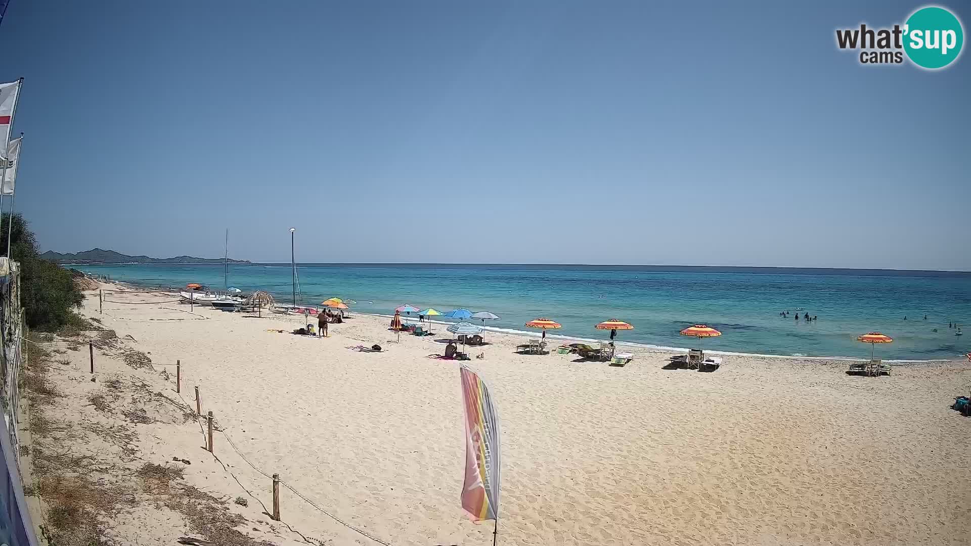 Spletna kamera Piscina Rei – Pogled v živo iz Costa Rei, Muravera