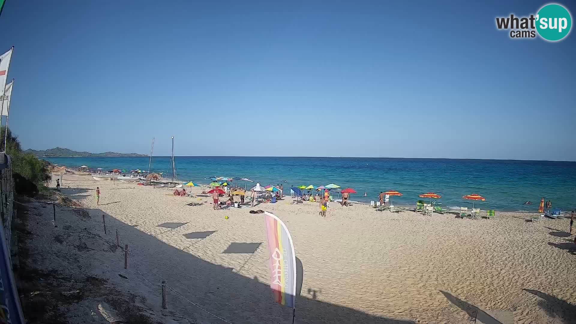 Web kamera Piscina Rei – Pogled uživo iz Costa Rei, Muravera