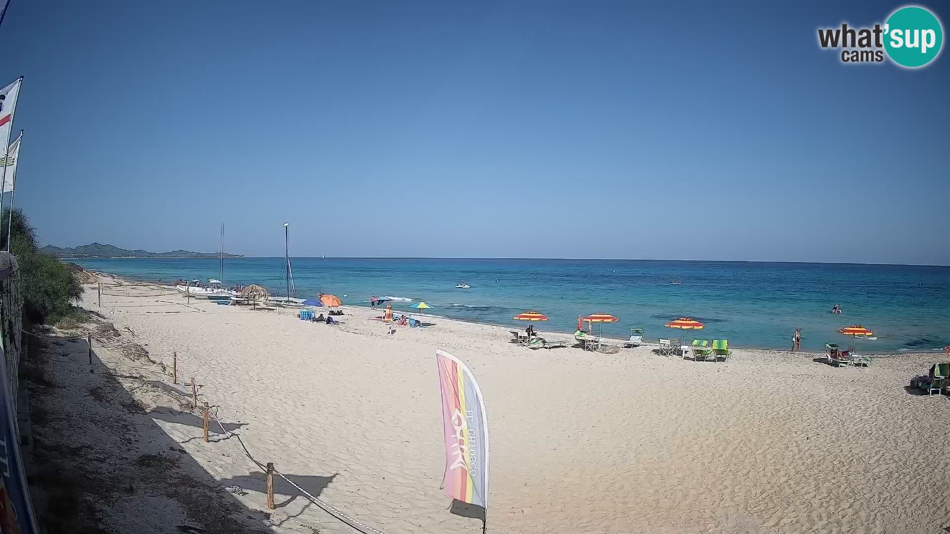 Webcam Piscina Rei – Vue en direct depuis Costa Rei, Muravera