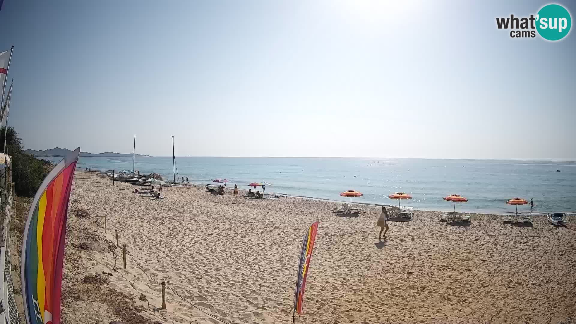 Webcam Piscina Rei – Vista live da Costa Rei, Muravera