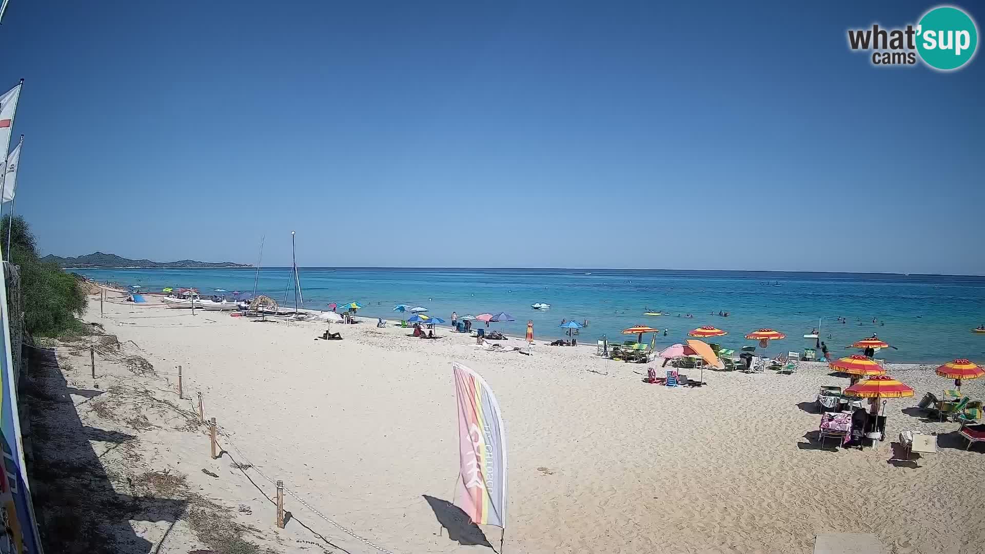Webcam Piscina Rei – Vue en direct depuis Costa Rei, Muravera