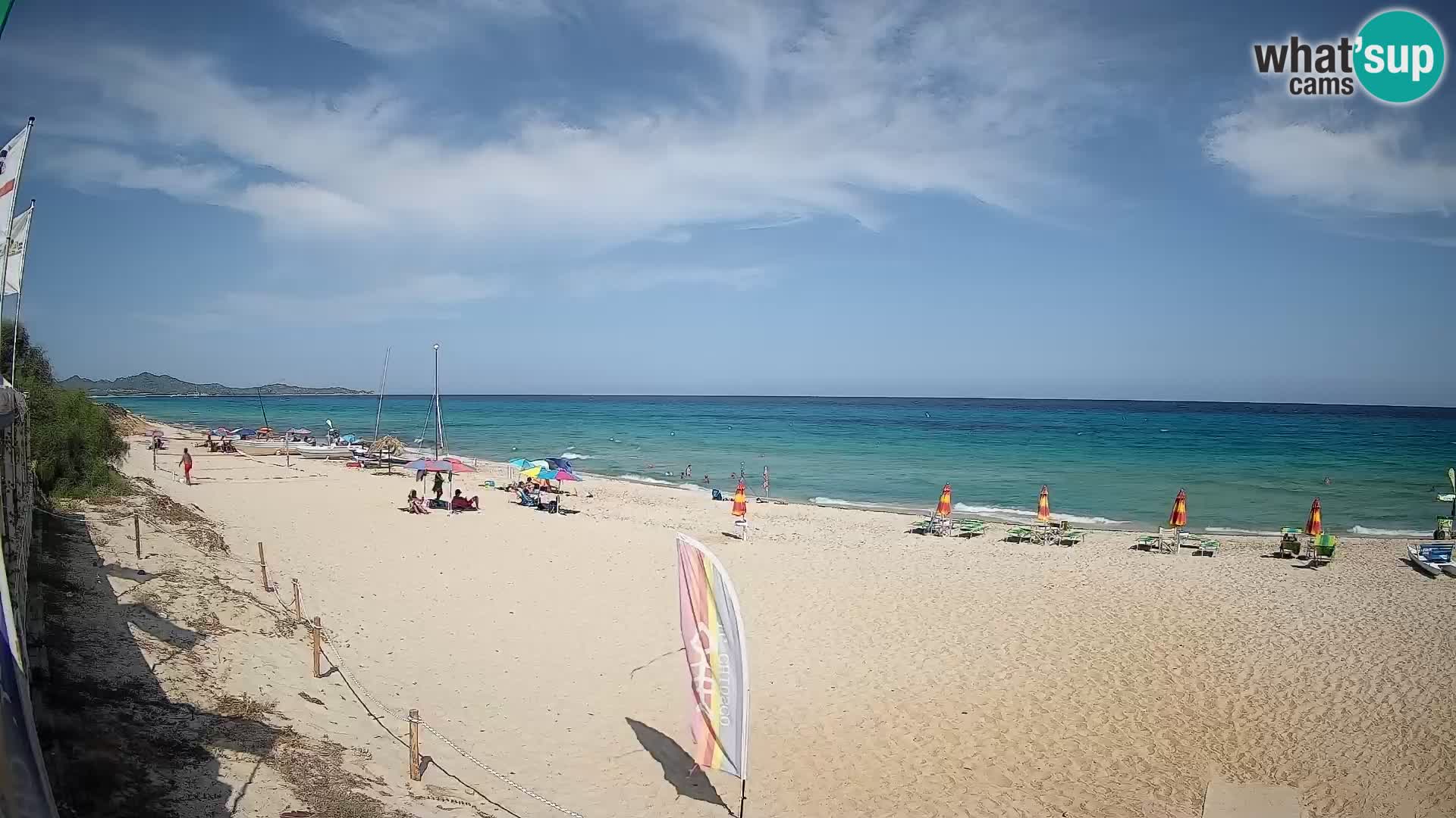 Webcam Piscina Rei – Vista en directo desde Costa Rei, Muravera