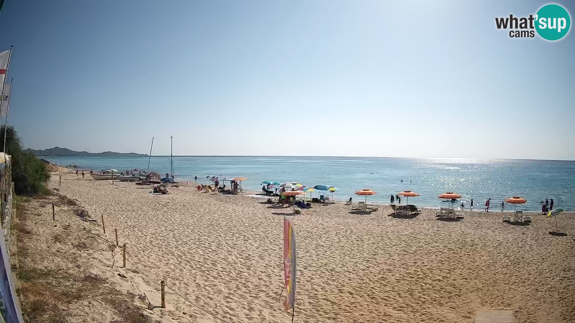 Webcam Piscina Rei – Vista live da Costa Rei, Muravera