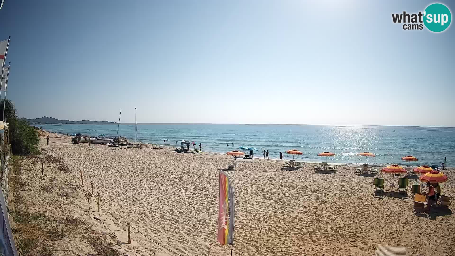 Webcam Piscina Rei – Vista en directo desde Costa Rei, Muravera