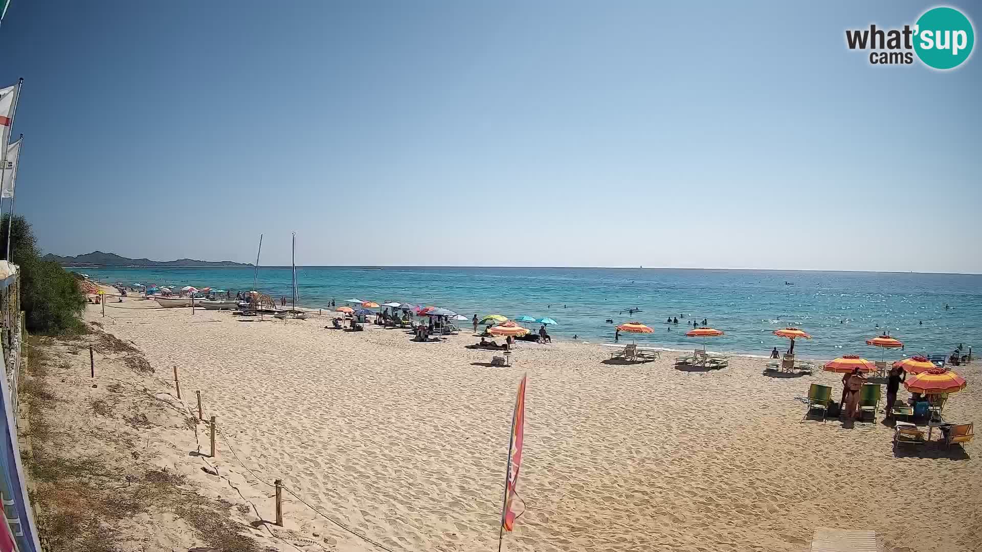 Webcam Piscina Rei – Vista en directo desde Costa Rei, Muravera