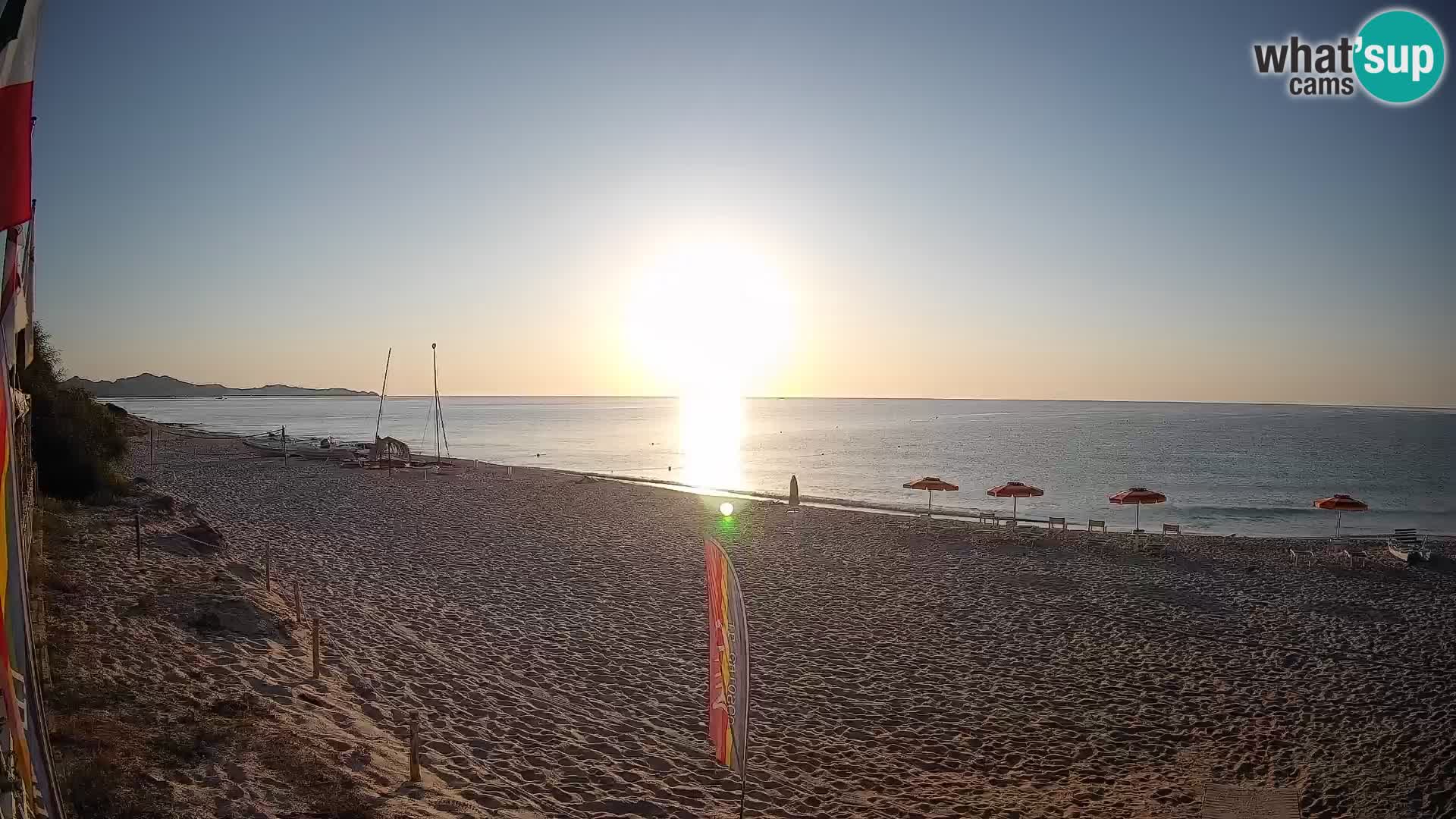 Webcam Piscina Rei – Vista live da Costa Rei, Muravera